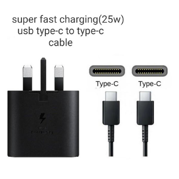 شارژر دیواری سامسونگ مدل EP-TA800 به همراه کابل تبدیل USB-C