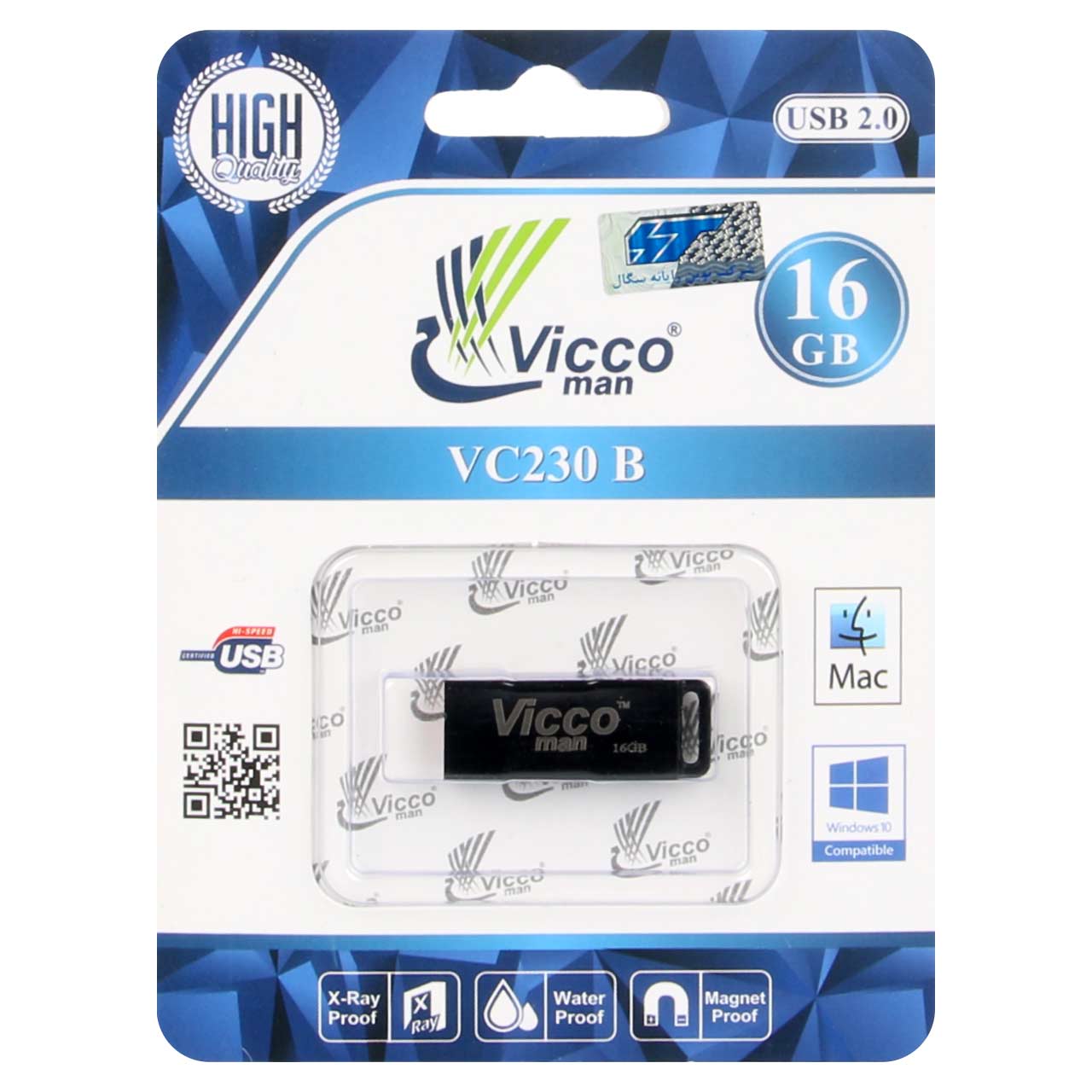 فلش Vicco man VC230 B USB2.0 Flash Memory-16GB