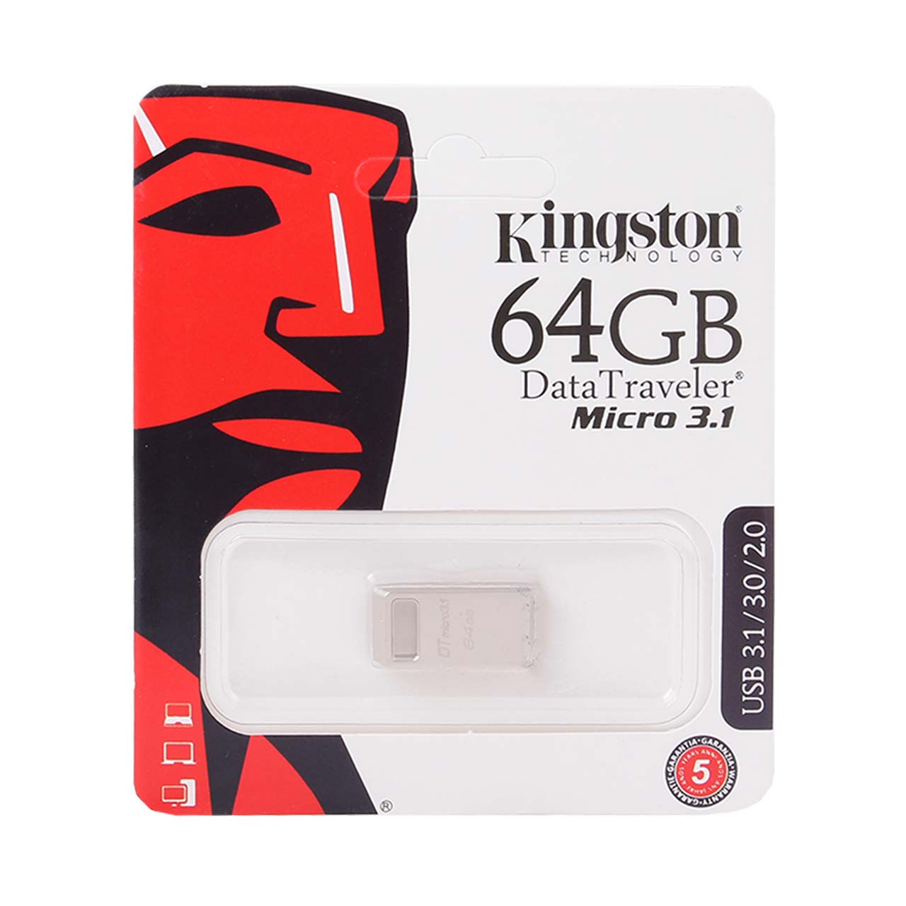 فلش Kingston Micro USB3.1 Flash Memory-64GB