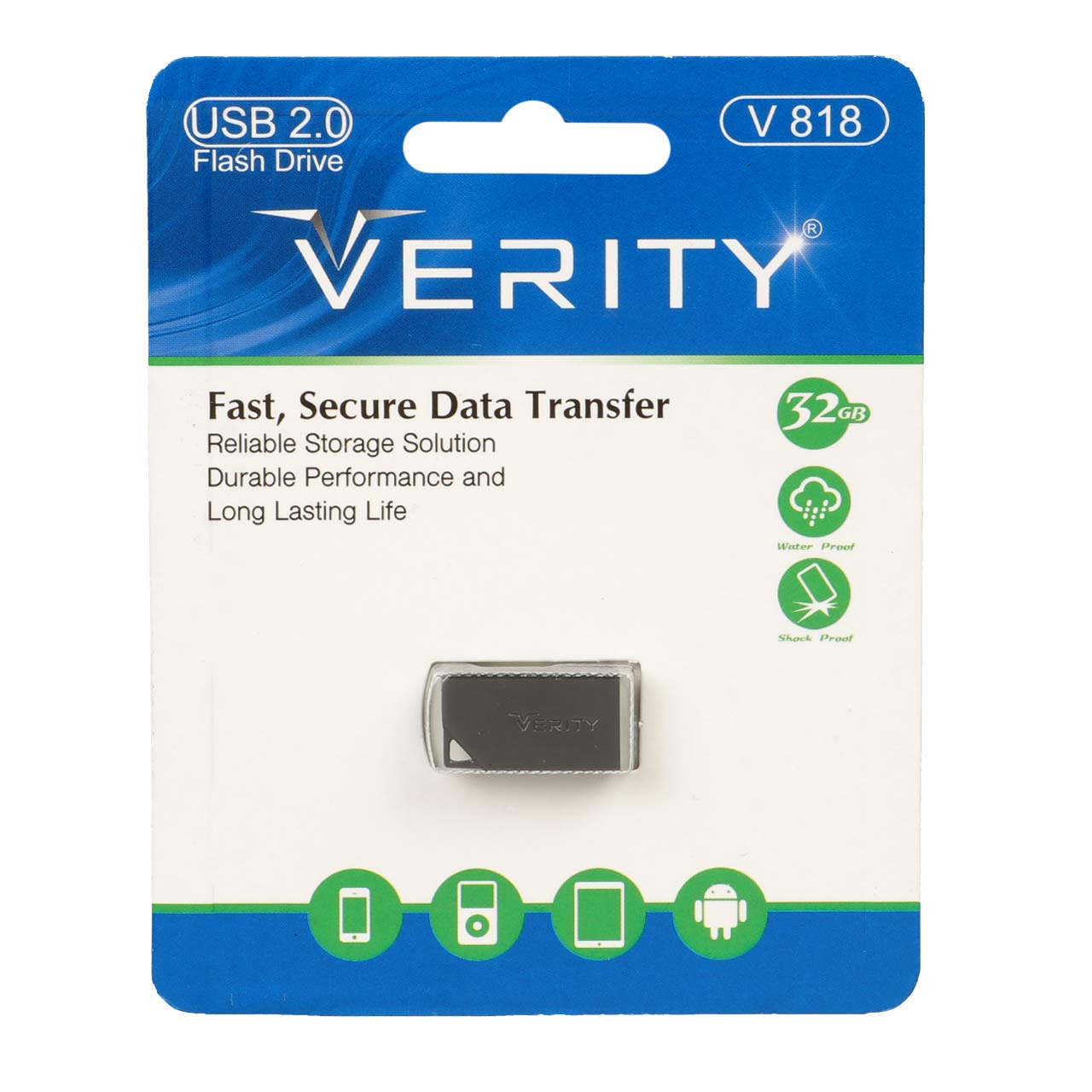 فلش Verity V818 USB2.0 Flash Memory - 32GB