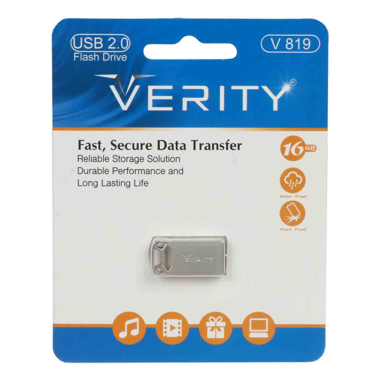 فلش Verity V819 USB2.0 Flash Memory - 16GB