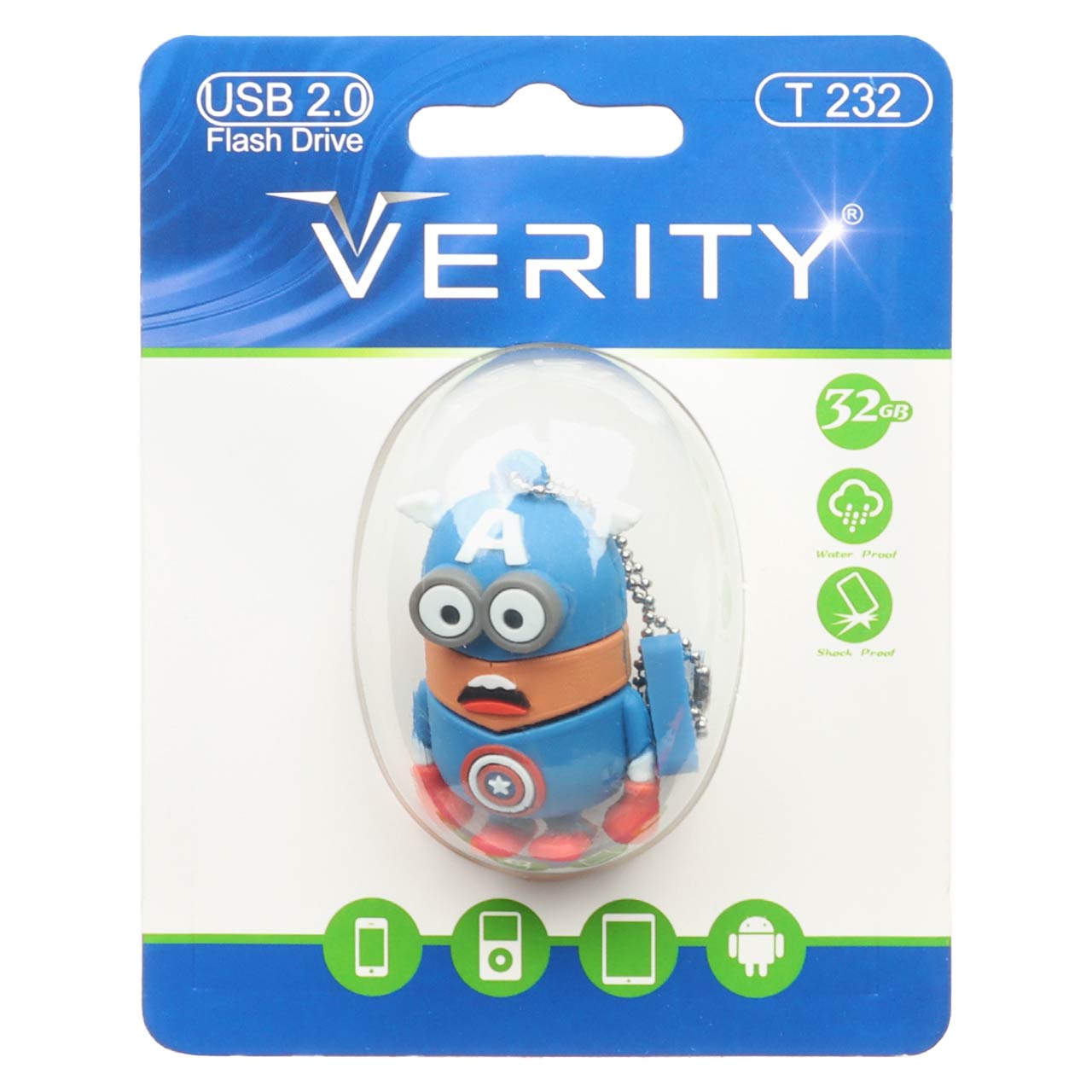 Verity T232 USB2.0 Flash Memory - 32GB (گارانتی آسان سرویس) عروسکی