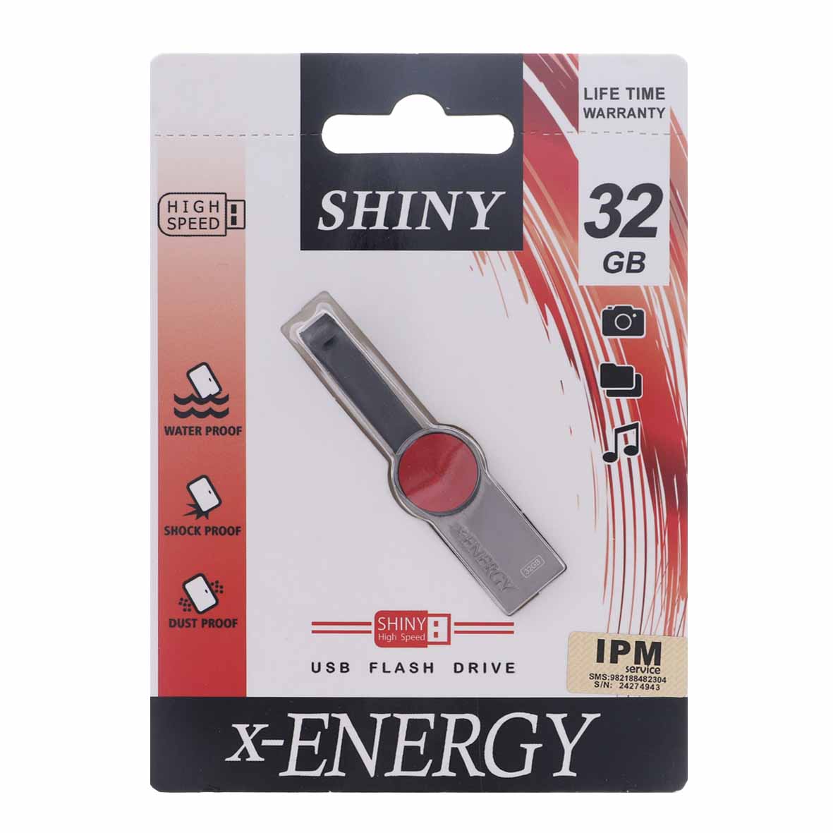 X-ENERGY Shiny USB2.0 Flash Memory-32GB
