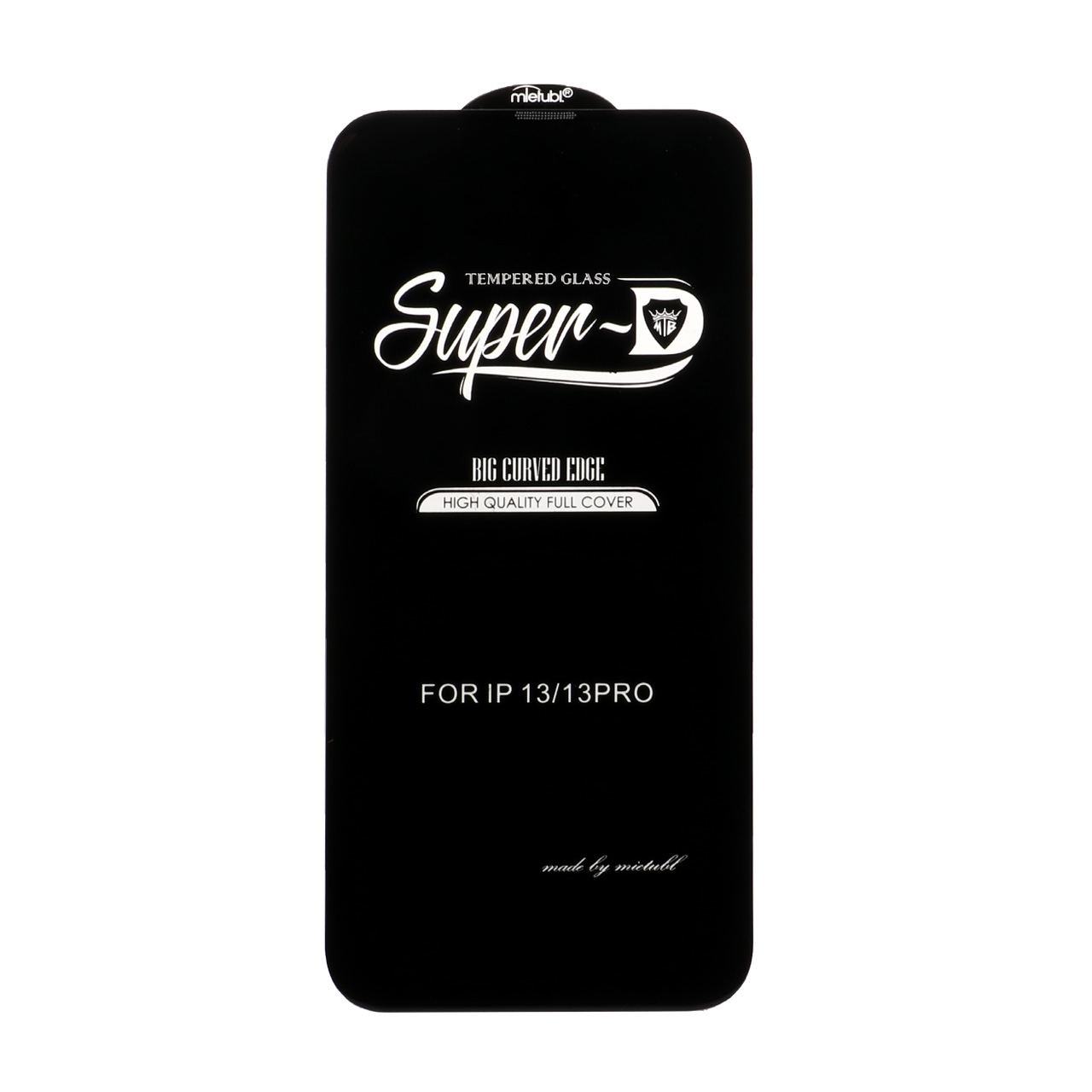 محافظ صفحه نمایش شیشه ای آنتی استاتیک Super S مدل iPhone 13 Pro Max - مشکی (بدون پک)