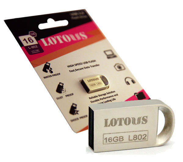 Lotous L-802 USB2.0 Flash Memory-16GB (گارانتی لوتوس حافظه)