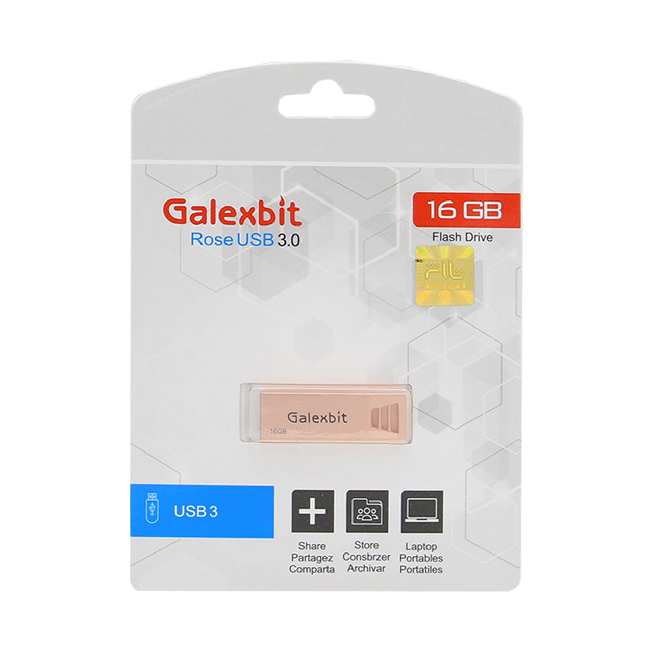 فلش Galexbit Rose USB3.0 Flash Memory-16GB (گارانتی تلاش)