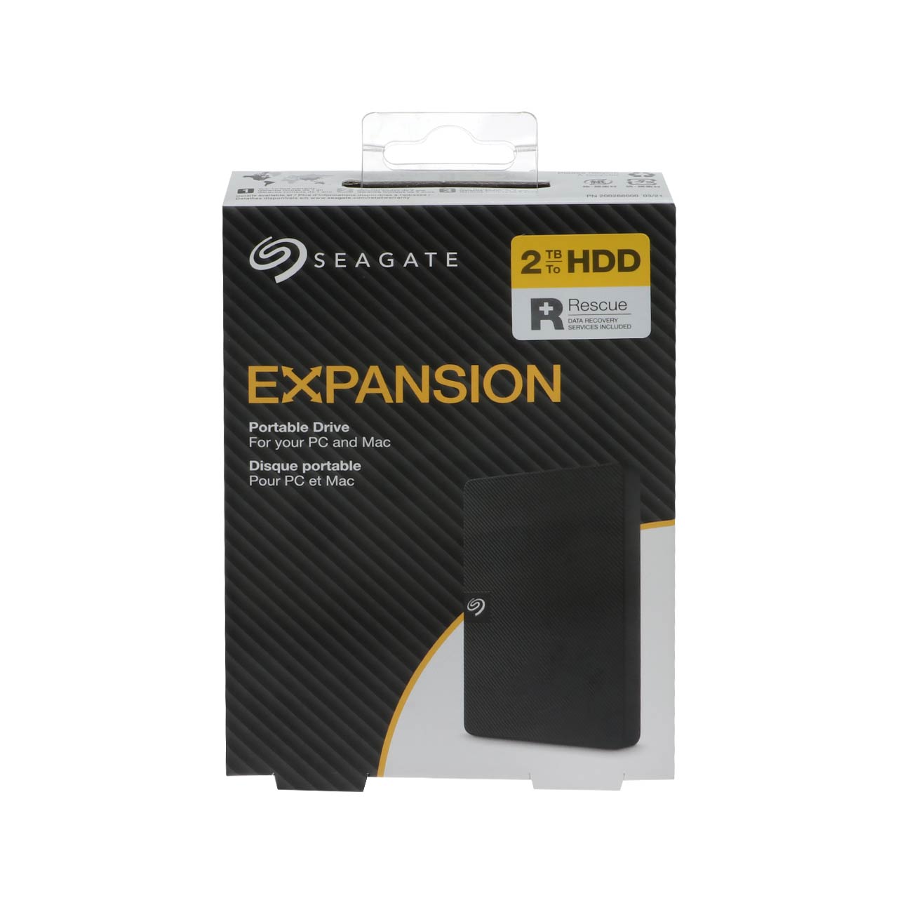 هارد اکسترنال Seagate Expansion ظرفیت 2TB - مشکی (گارانتی الماس رایان ایرانیان)