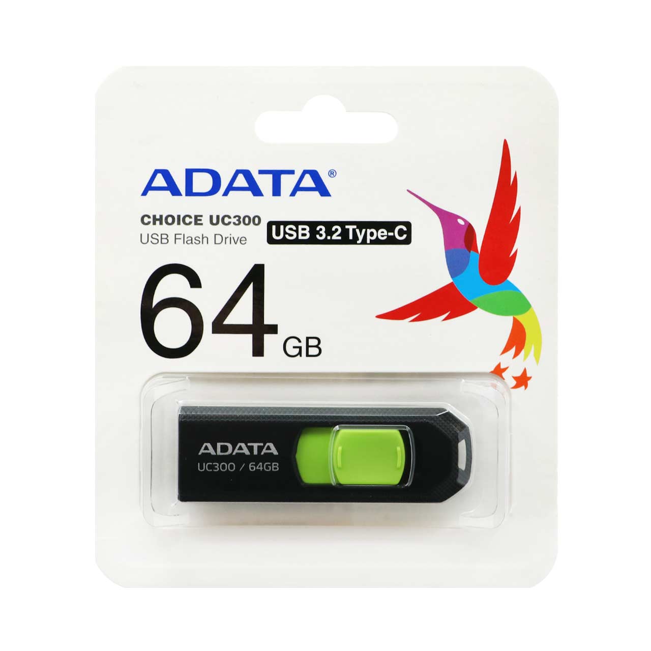 فلش ADATA Choice UC300 USB 3.2 Type-C Flash Memory - 64GB