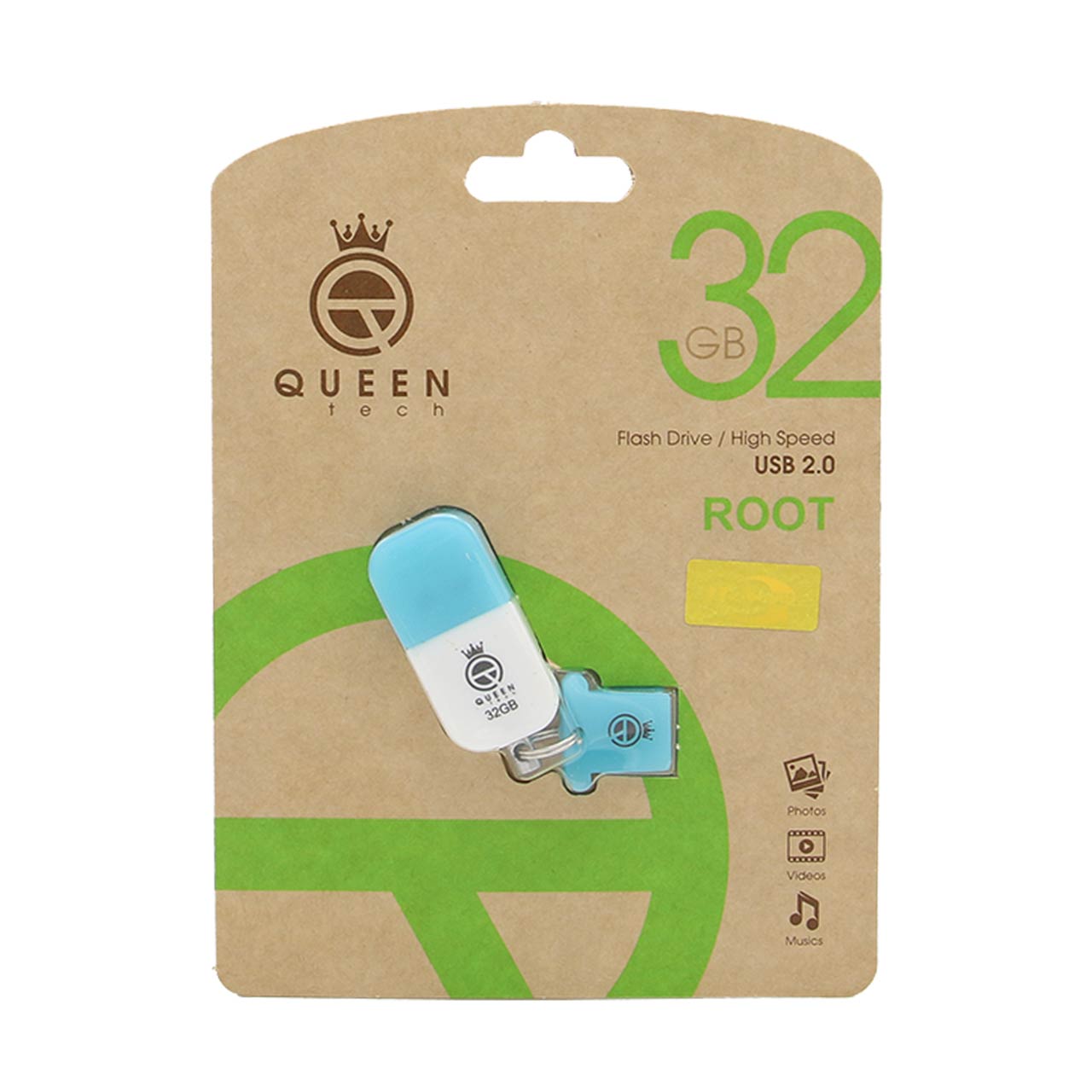 فلش Queen Root USB2.0 Flash Memory-32GB