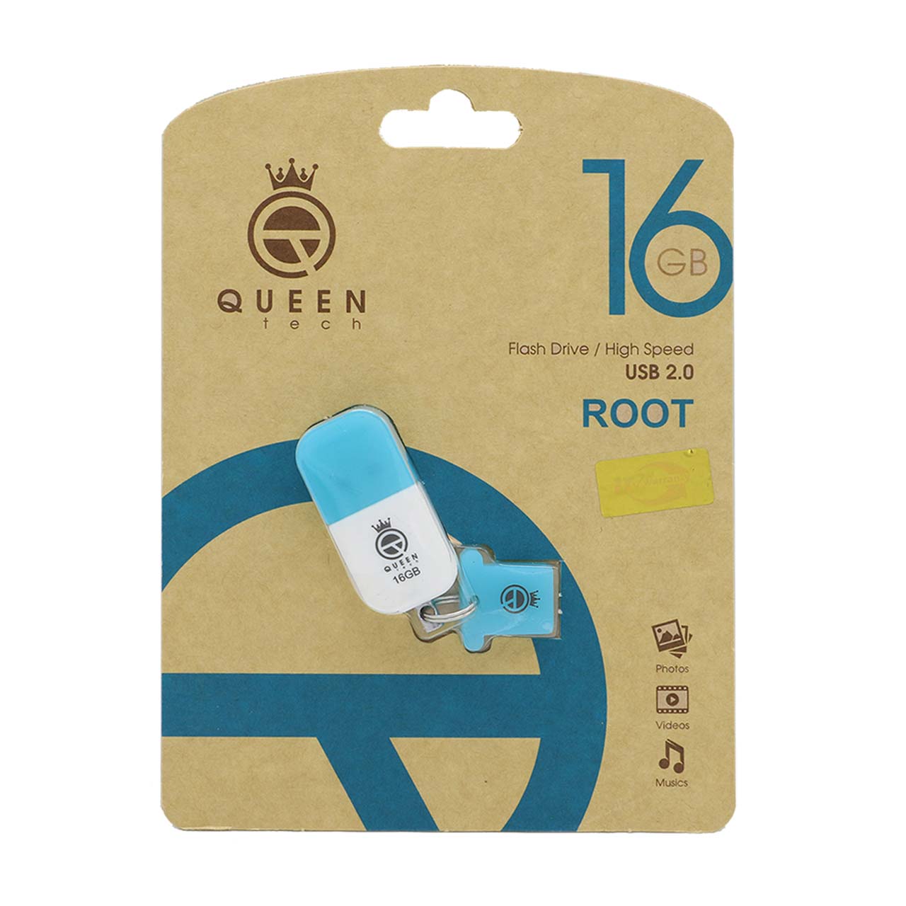 فلش Queen Root USB2.0 Flash Memory-16GB