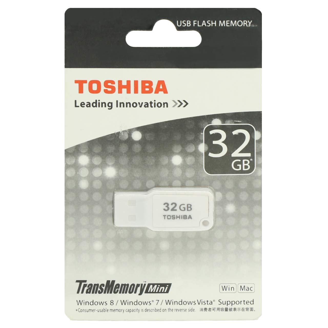 فلش Toshiba TransMemory Mini USB2.0 Flash Memory - 32GB