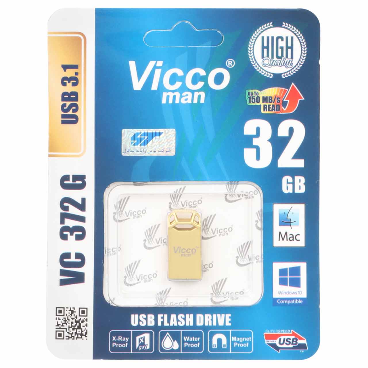 فلش Vicco man VC372 G USB3.1 Flash Memory - 32GB