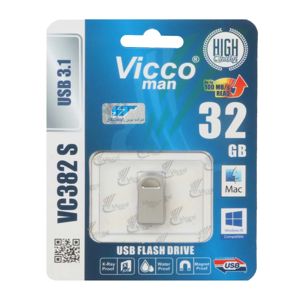 فلش Vicco man VC382 S USB3.1 Flash Memory - 32GB