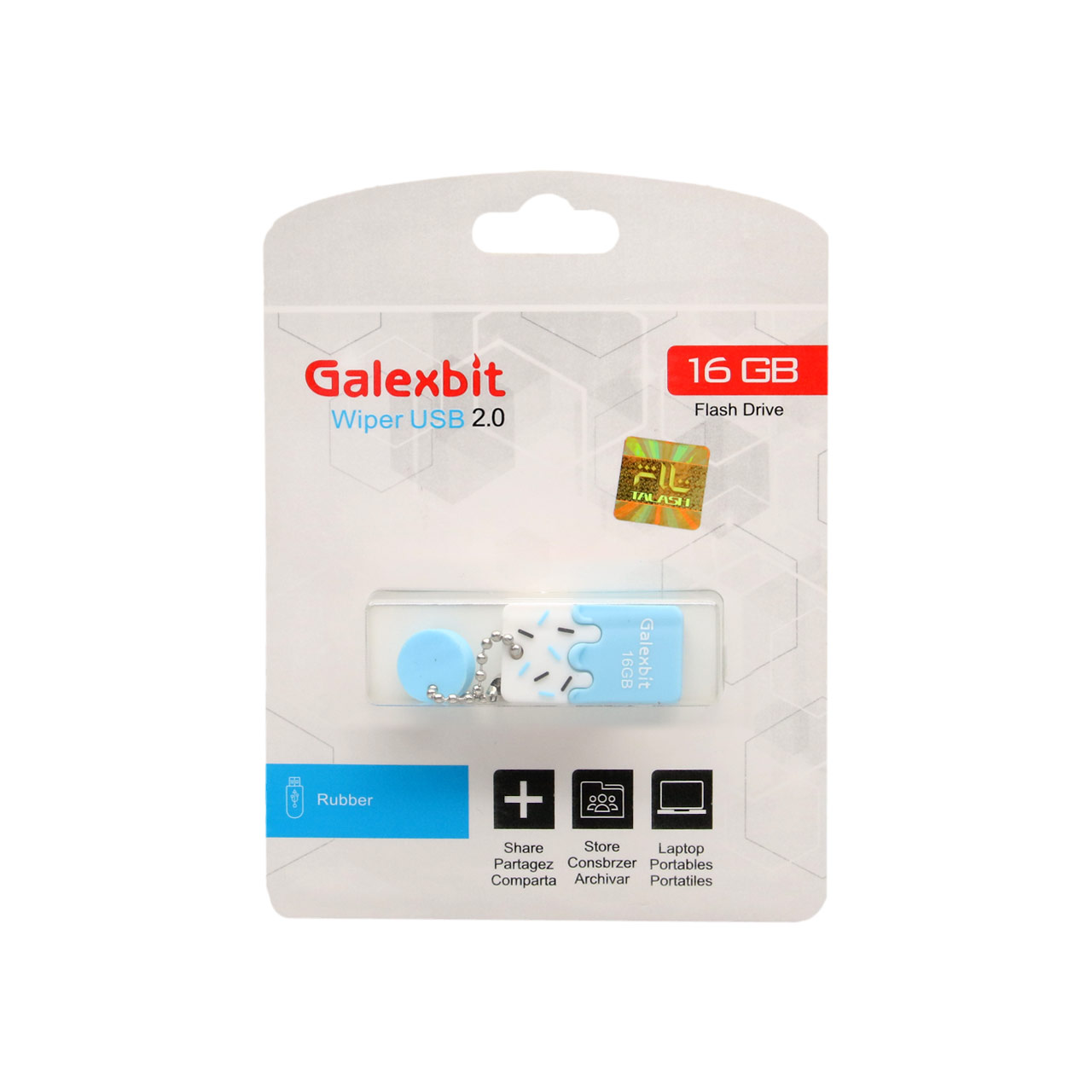 فلش Galexbit Wiper USB2.0 Flash Memory-16GB