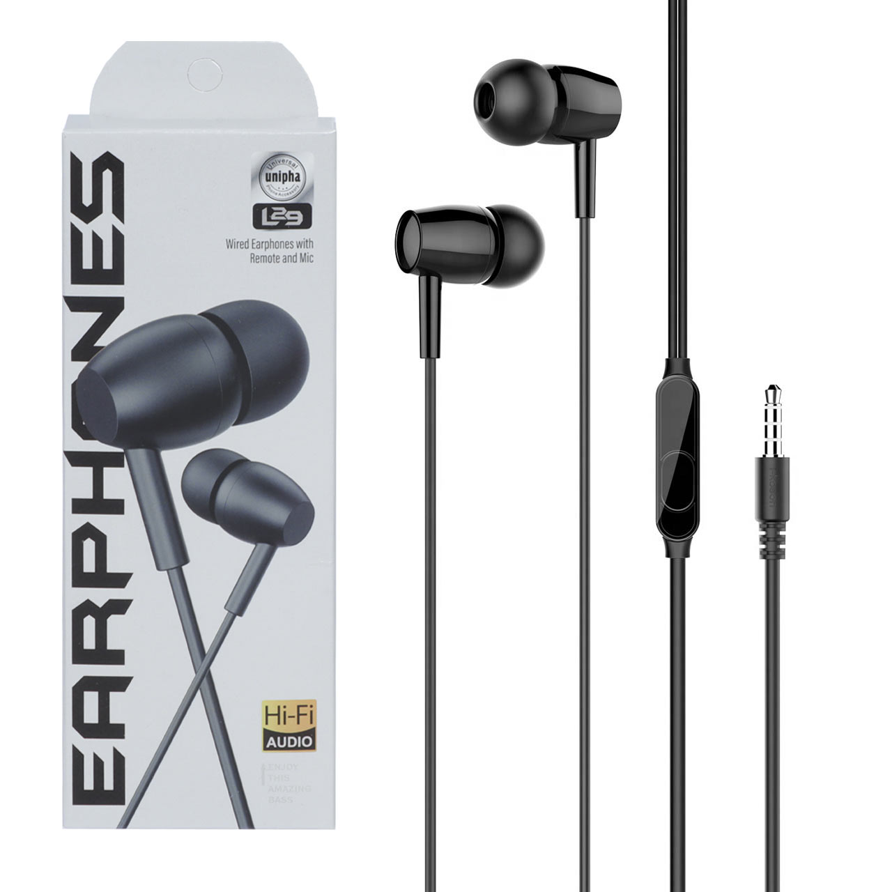 هندزفری باسیم مدل L29 - مشکی - HAM