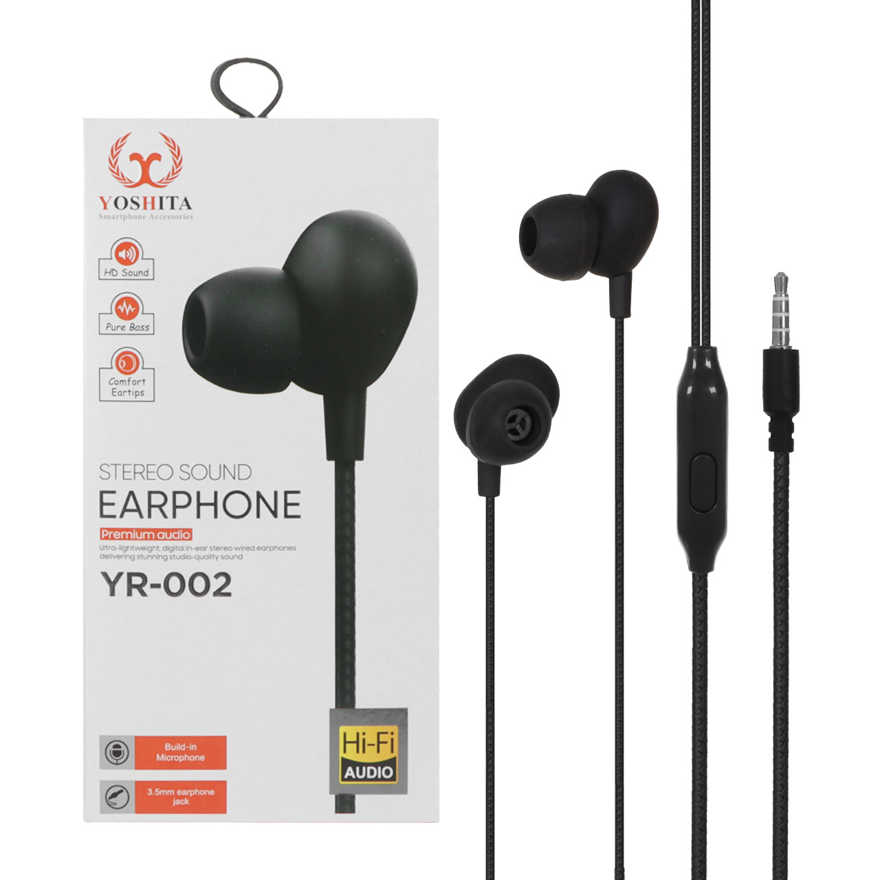 هندزفری باسیم Yoshita مدل YR-002 - مشکی - MMS