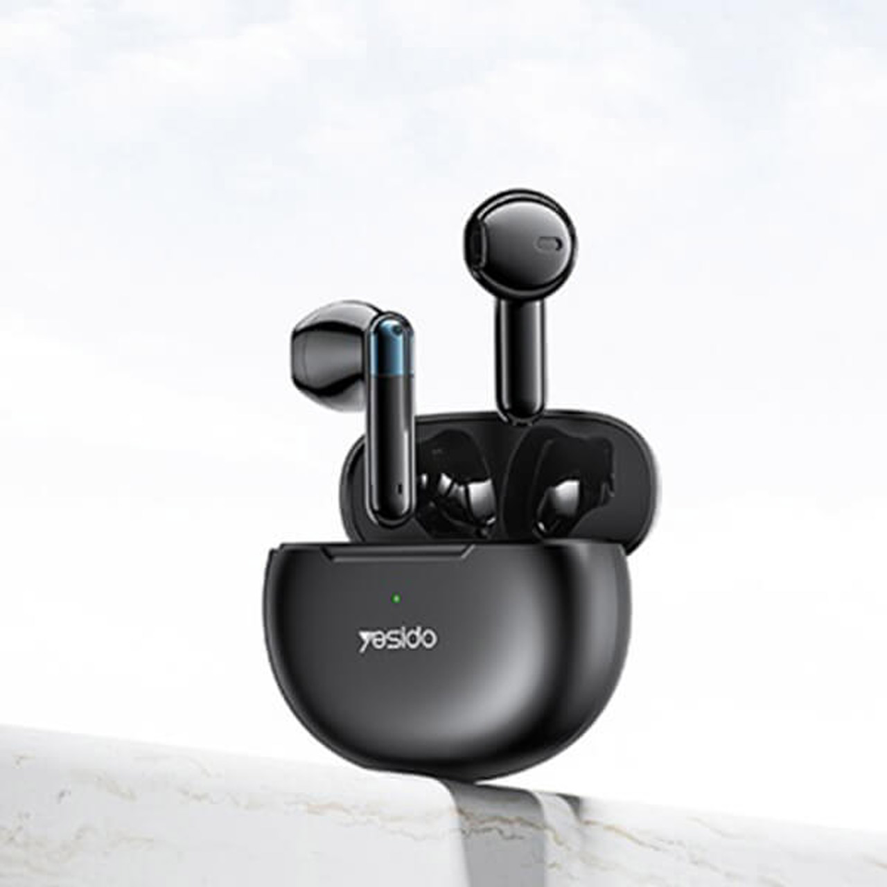 ایرفون بی سیم Yesido مدل TWS12 - مشکی (گارانتی 18 ماه تعویض نیکان همراه)