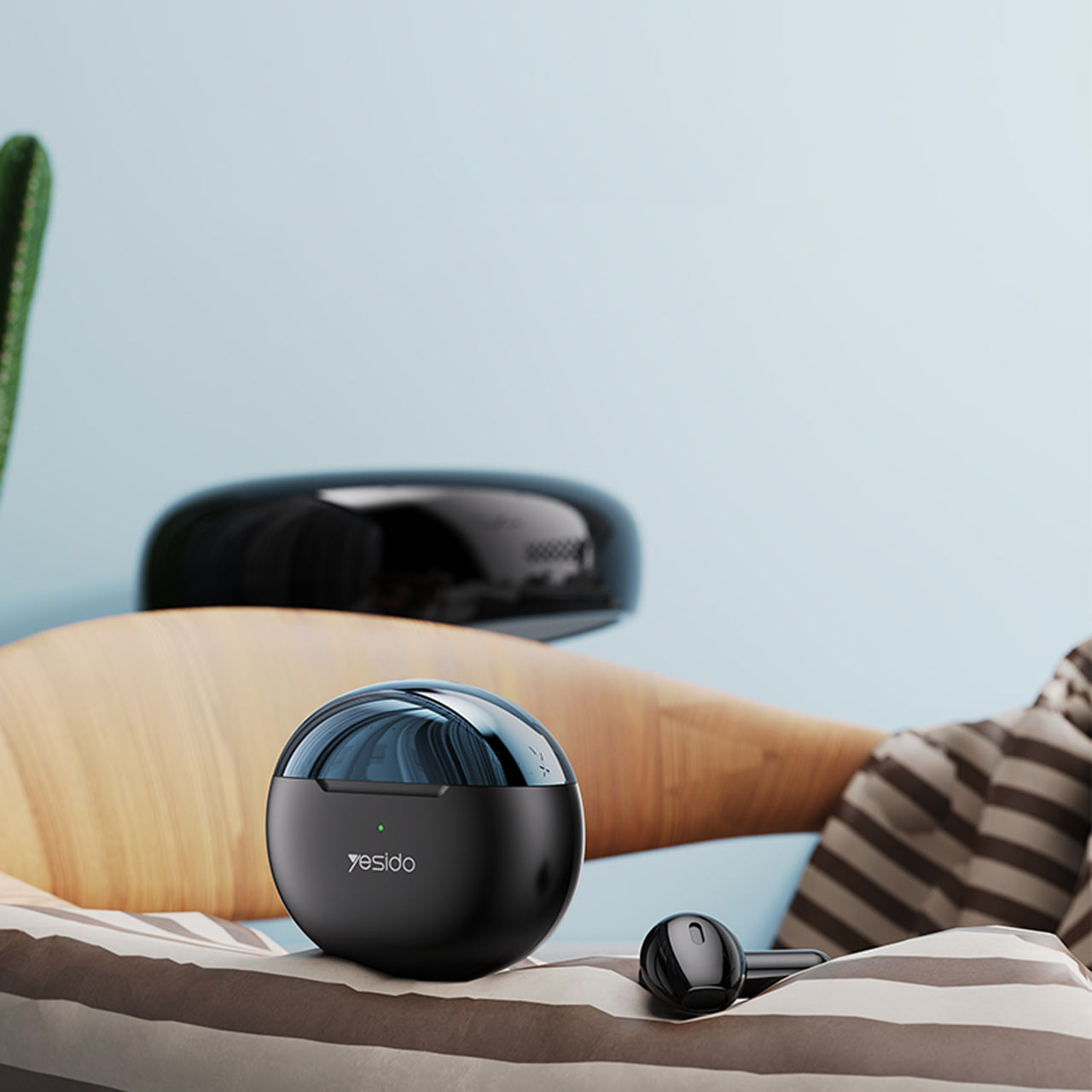 ایرفون بی سیم Yesido مدل TWS12 - مشکی (گارانتی 18 ماه تعویض نیکان همراه)