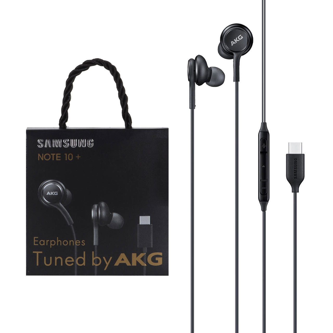 هندزفری با سیم با پورت Type-C سامسونگ AKG مدل Note10 Plus - مشکی (گارانتی پارتیان پایا) - درجه یک