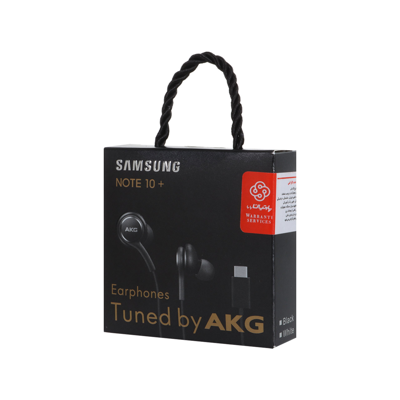 هندزفری با سیم با پورت Type-C سامسونگ AKG مدل Note10 Plus - مشکی (گارانتی پارتیان پایا) - درجه یک