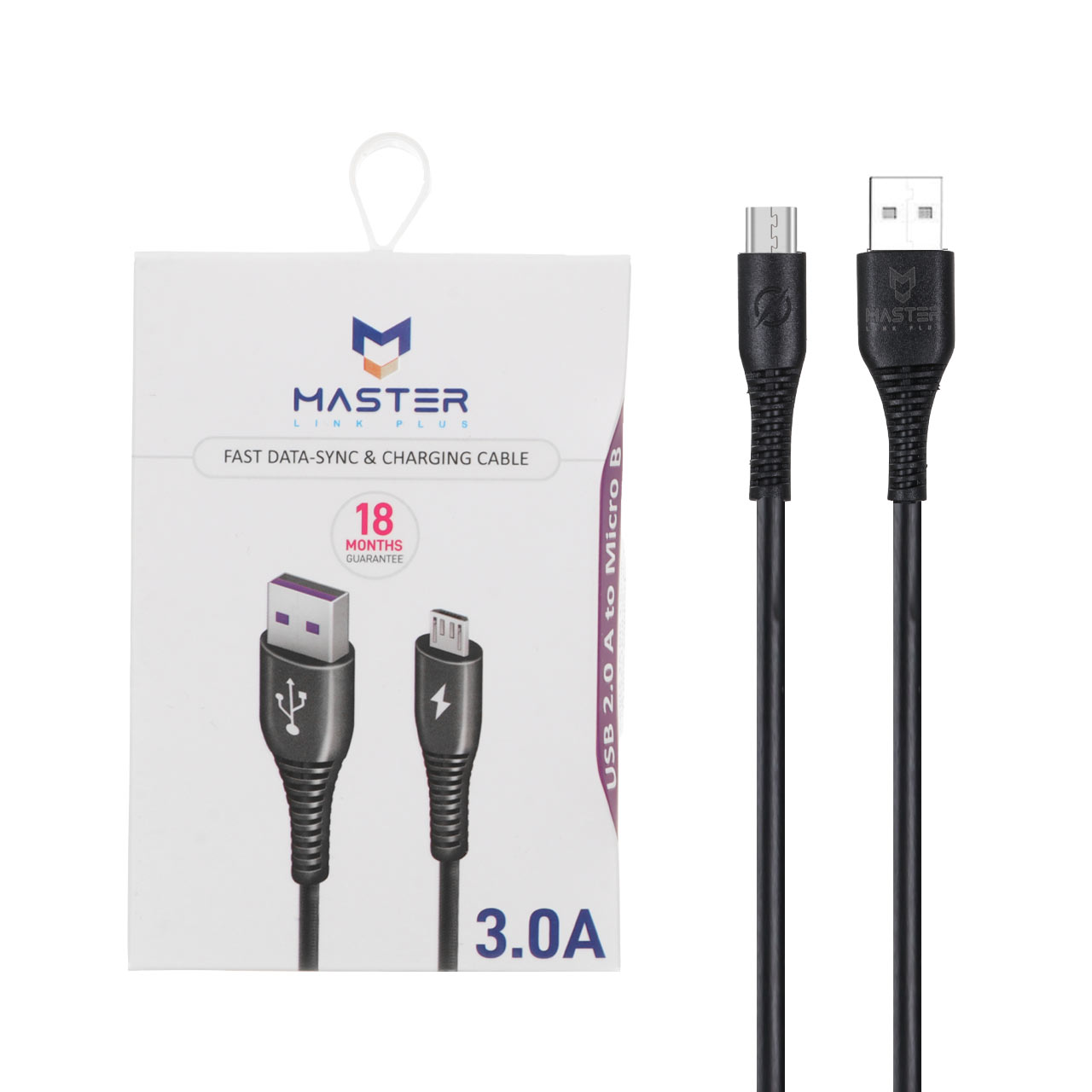 کابل شارژ فست اندروید MASTER مدل ETM 005 - مشکی