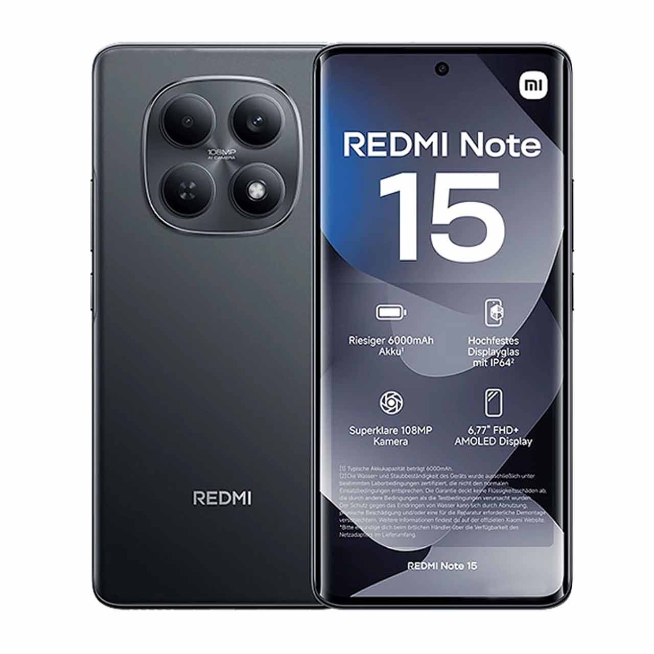 گوشی موبایل شیائومی مدل 15 Redmi Note ظرفیت 256 گیگابایت رم 8 گیگابایت