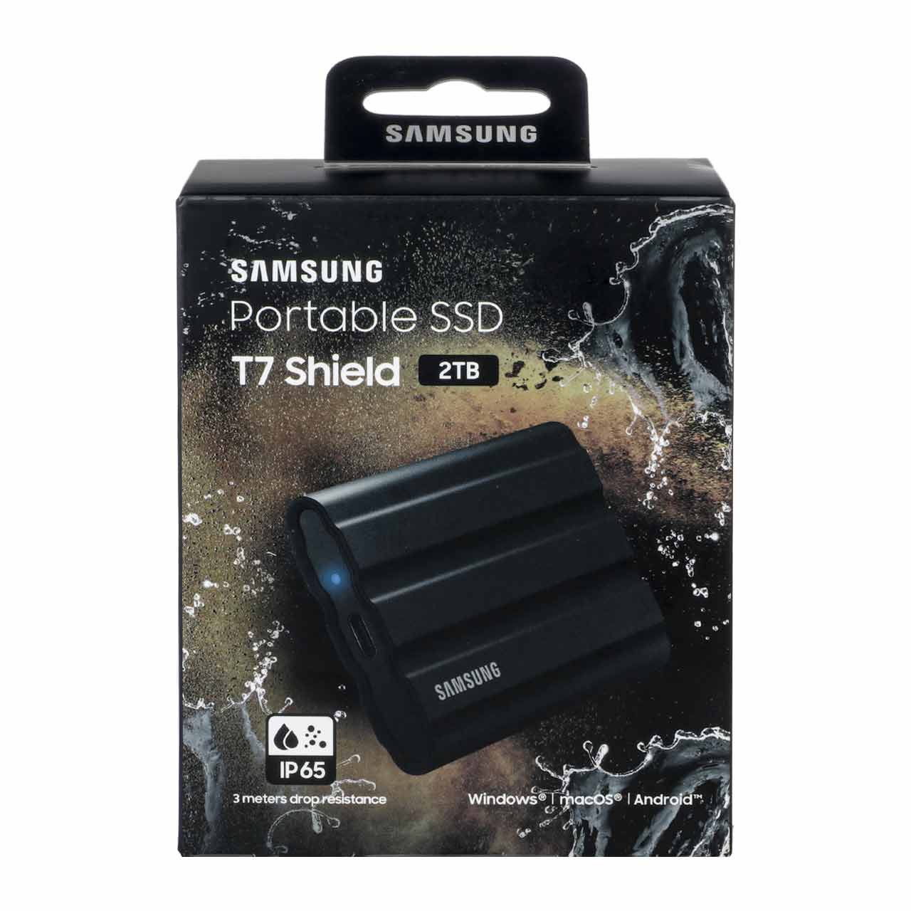 هارد اکسترنال Samsung SSD مدل T7 Shield ظرفیت 1TB - مشکی (گارانتی شاپ ام آی تی)