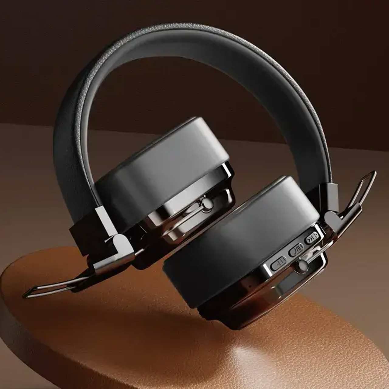 هدفون بی سیم Porodo Soundtec VINTAGE مدل PD-STWLEP037-BKSL