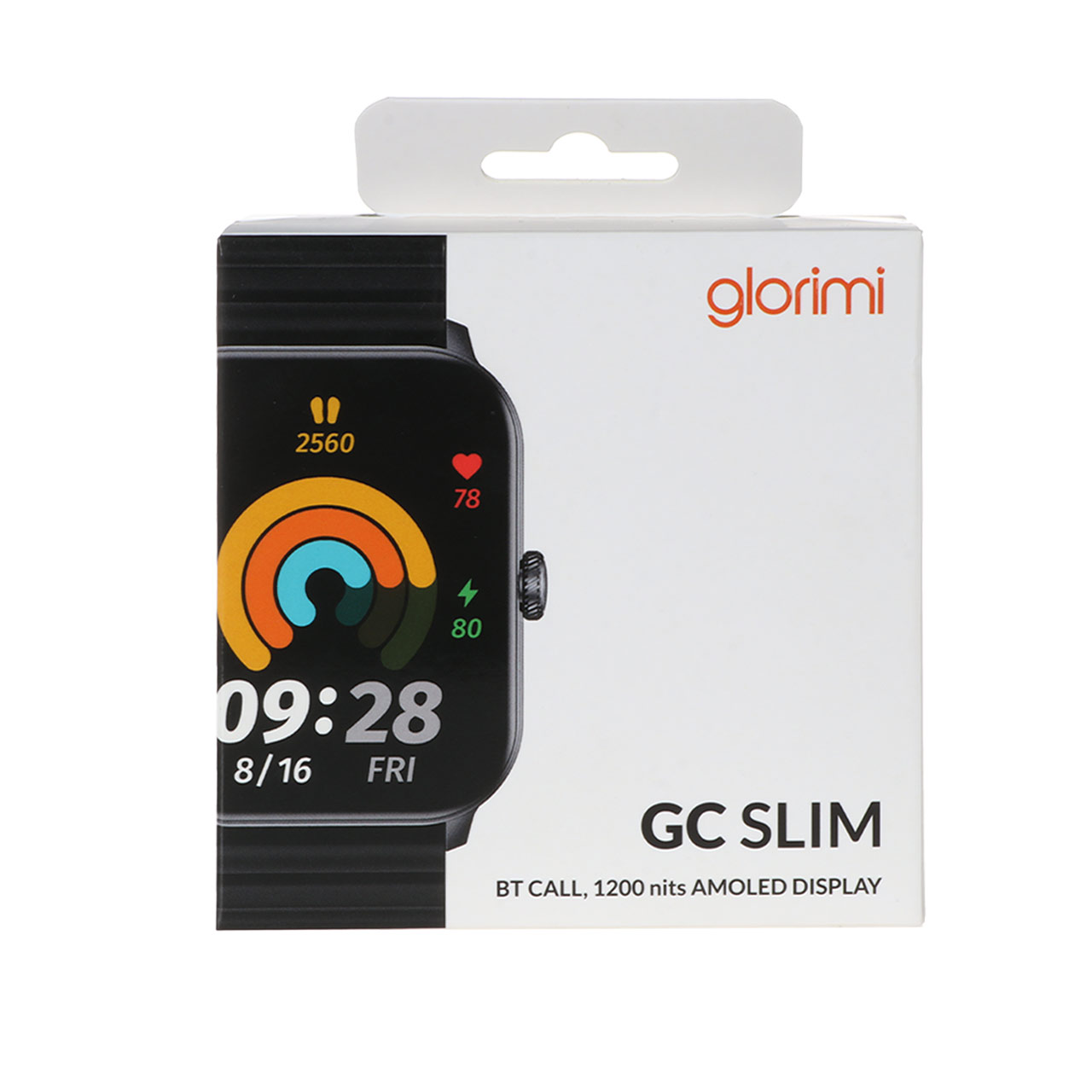ساعت هوشمند Glorimi مدل GC SLIM - مشکی آبی (گارانتی 12 ماهه شرکتی)