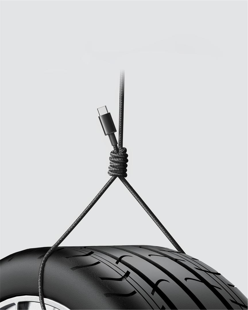 کابل شارژ فست ANKER Type-C to Type-C مدل A8752H11 - مشکی (گارانتی 18ماهه حافظه طلایی ایستا)