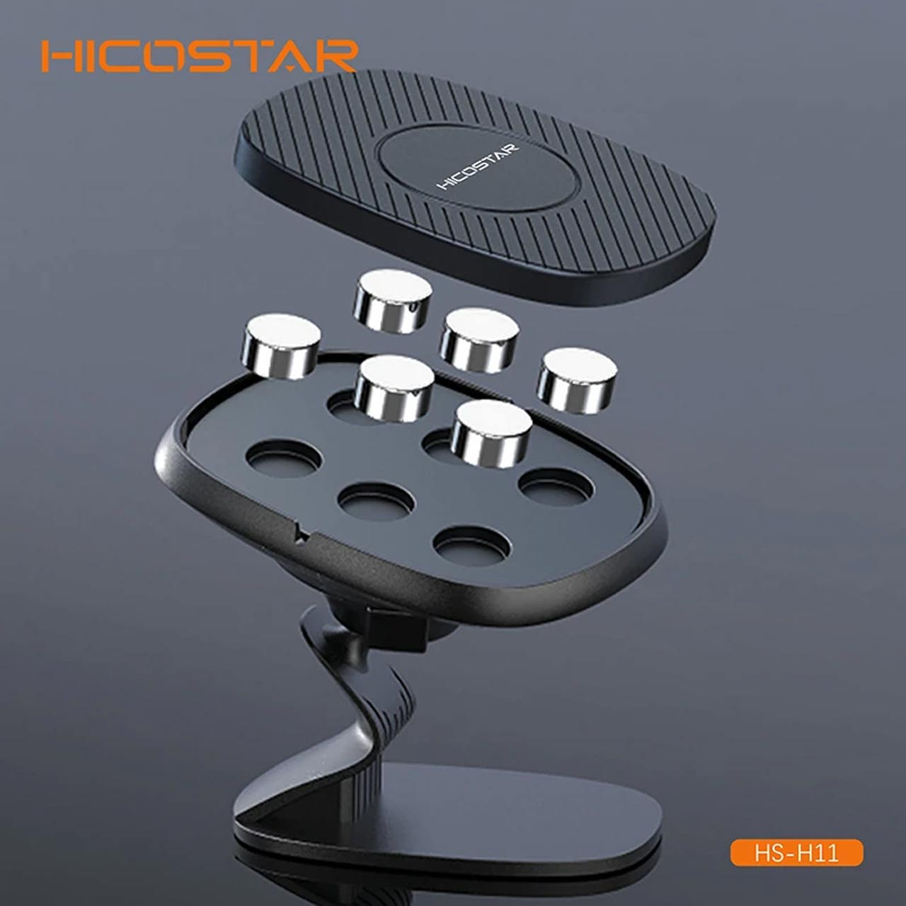 هولدر گوشی موبایل مگنتی Hicostar مدل HS-H11 - مشکی