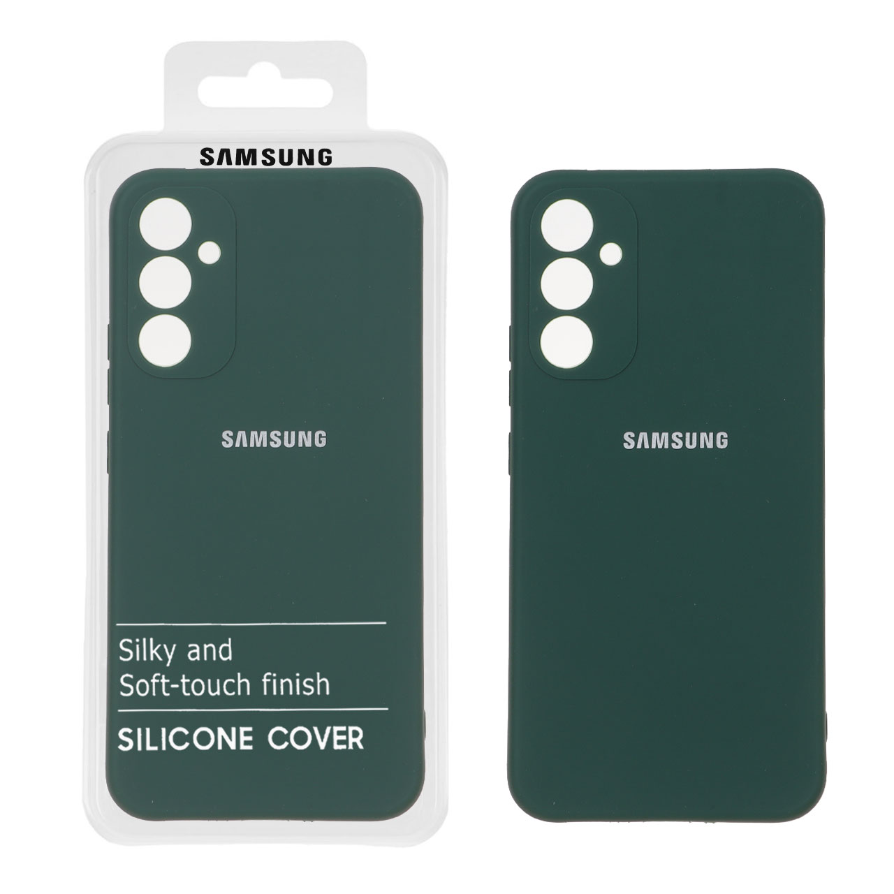 قاب سیلیکونی پاک کنی اورجینال درجه یک Samsung Galaxy A24 - سبز (پک دار)