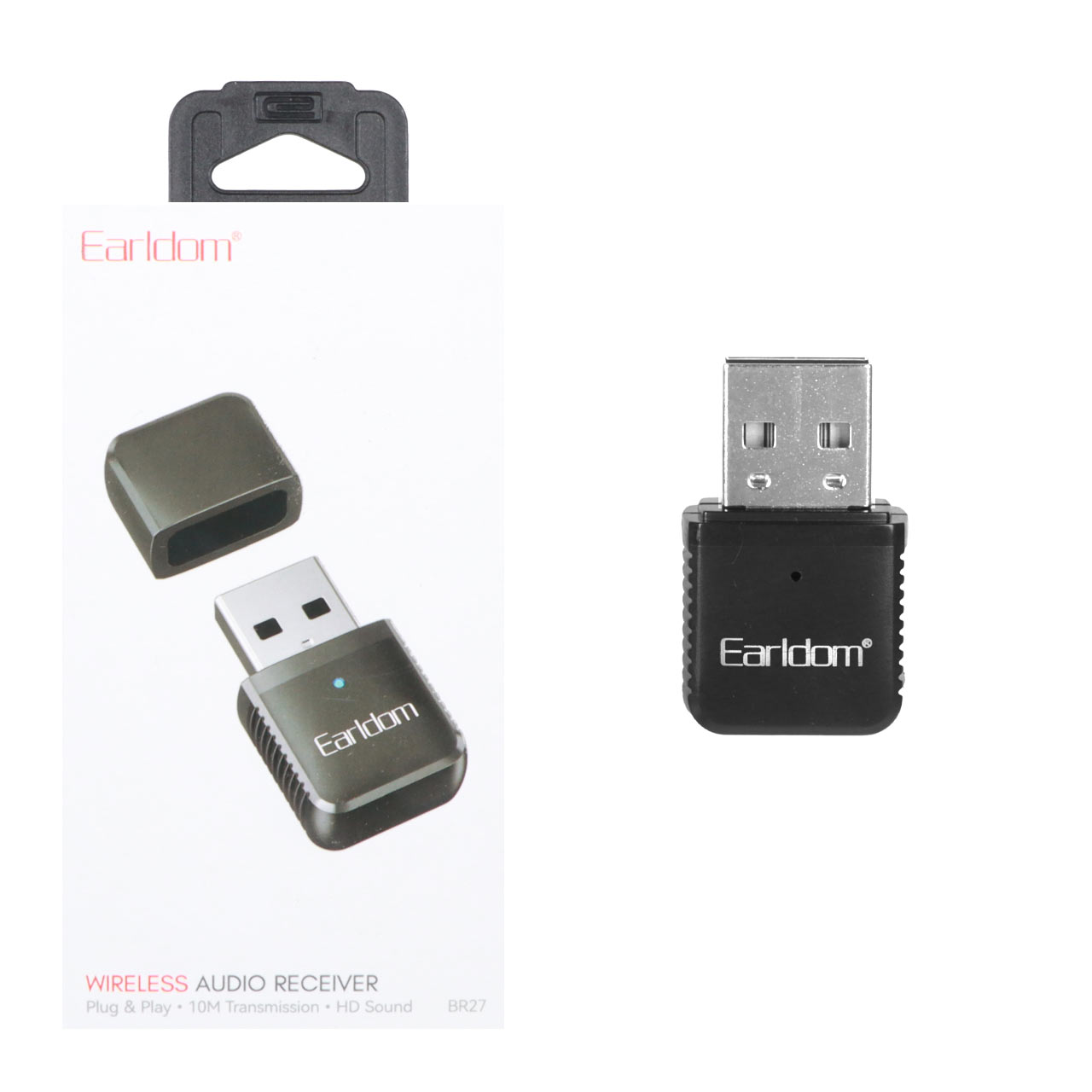 دانگل بلوتوث گیرنده صدا Earldom مدل BR27 - مشکی
