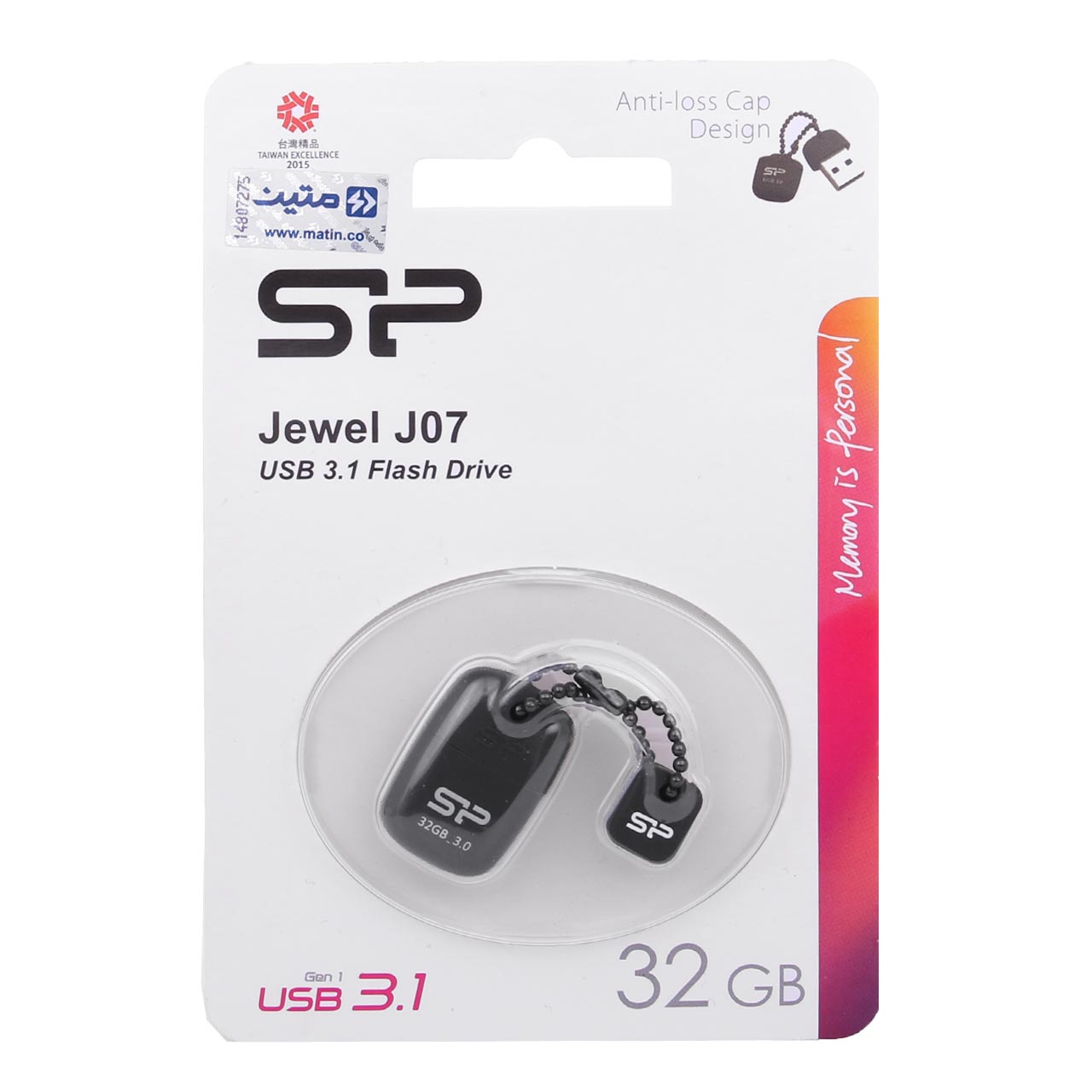 فلش Silicon Power JEWEL J07 USB3.1 Flash Memory-32GB (گارانتی متین)