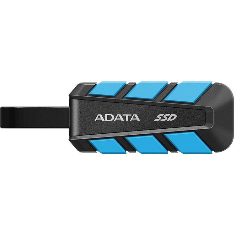 هارد اکسترنال ADATA SSD USB3.2 مدل SC740 ظرفیت 1TB - مشکی آبی (گارانتی آونگ)