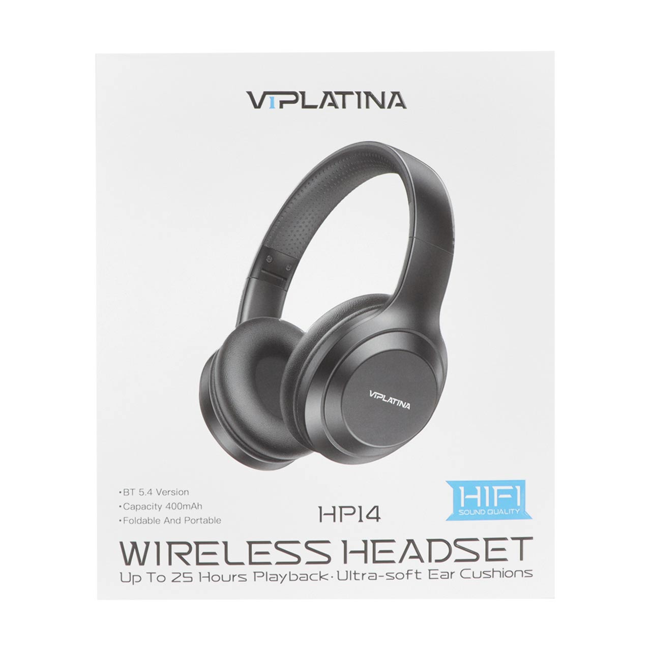 هدفون بی سیم VIPLATINA مدل HP14 - مشکی (گارانتی 18 ماه تعویض نیکان همراه)