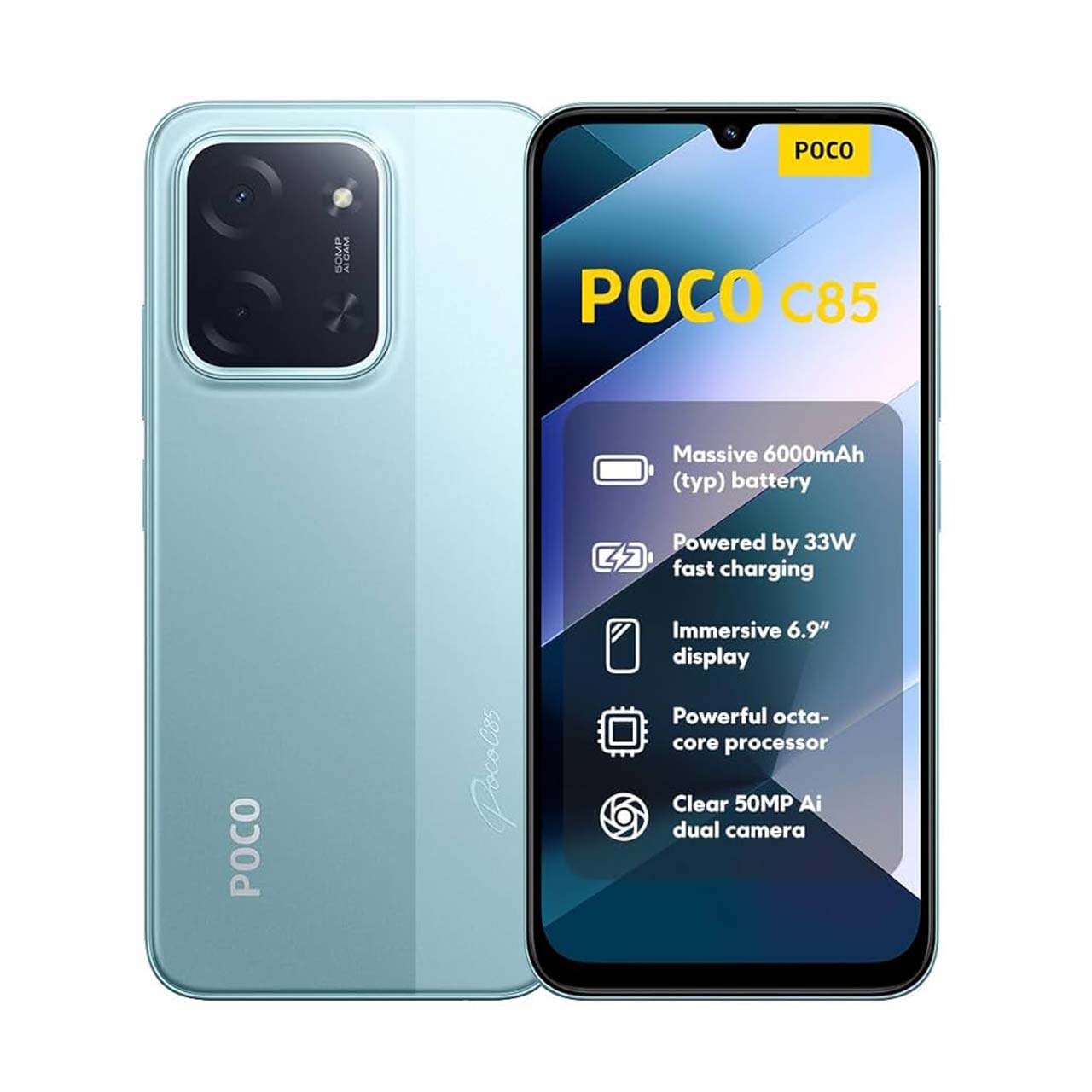 گوشی موبایل شیائومی مدل Poco C85 ظرفیت 128 گیگابایت رم 6 گیگابایت