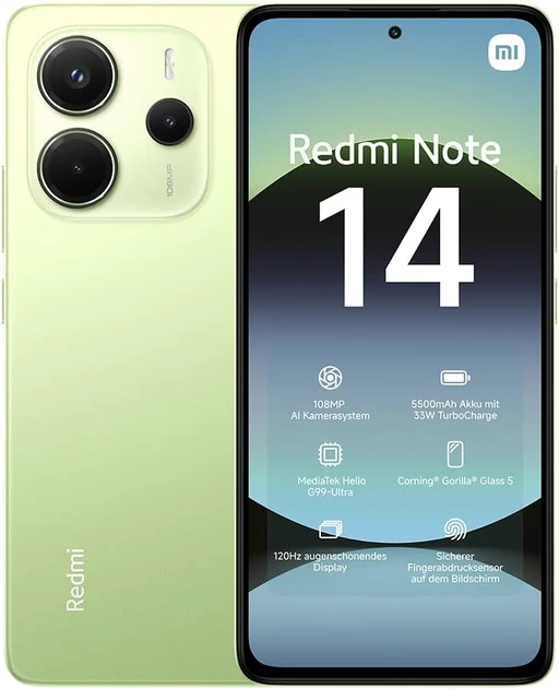 گوشی موبایل شیائومی مدل Redmi Note 14 ظرفیت 256 گیگابایت رم 8 گیگابایت | 5G CHINA