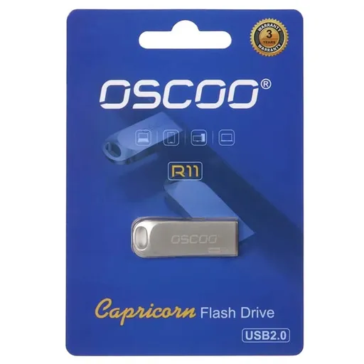 فلش مموری 32 گیگابایت اوسکو مدل Oscoo Capricorn R11 USB 2.0 با گارانتی 24 ماهه شرکتی