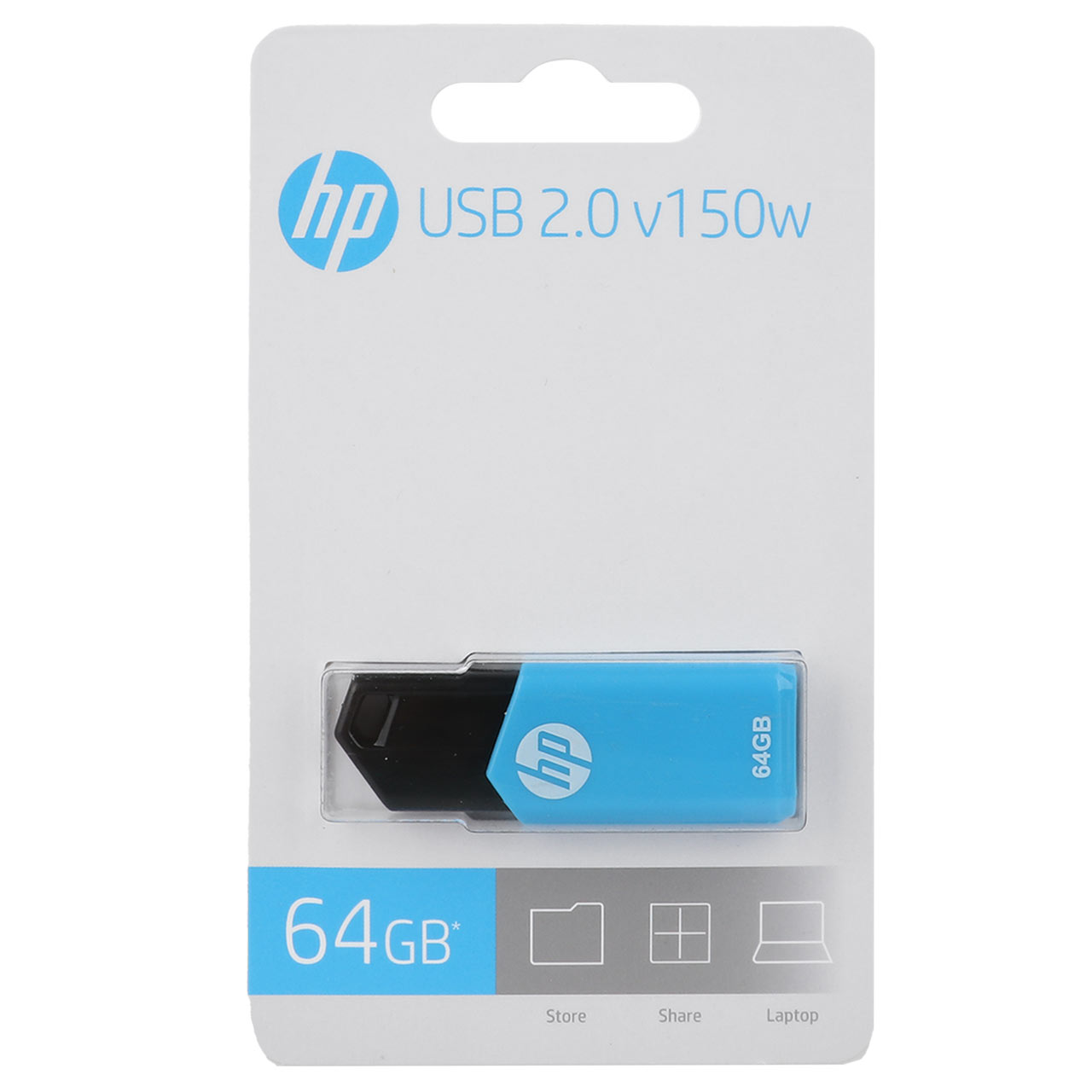 فلش HP V150W USB2.0 Flash Memory - 64GB (دو ساله سورین)
