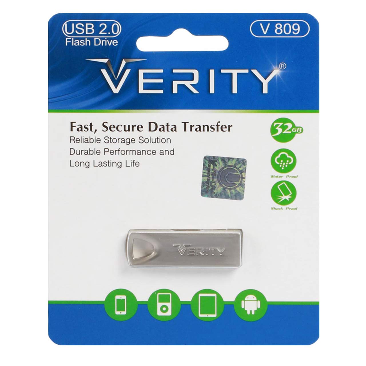 فلش Verity V809 USB2.0 Flash Memory-32GB