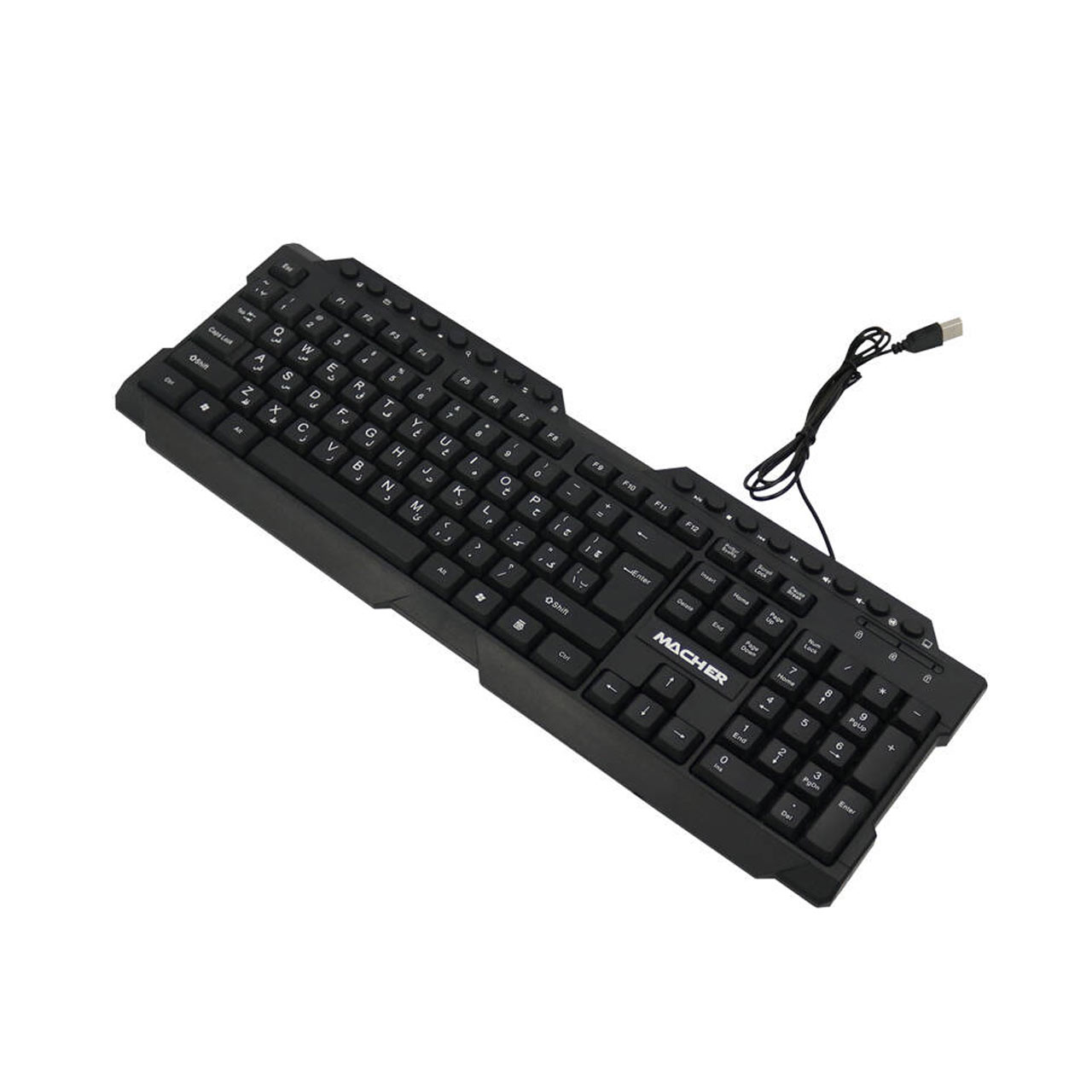 کیبورد و ماوس باسیم Macher مدل MR-350 - مشکی - RYL
