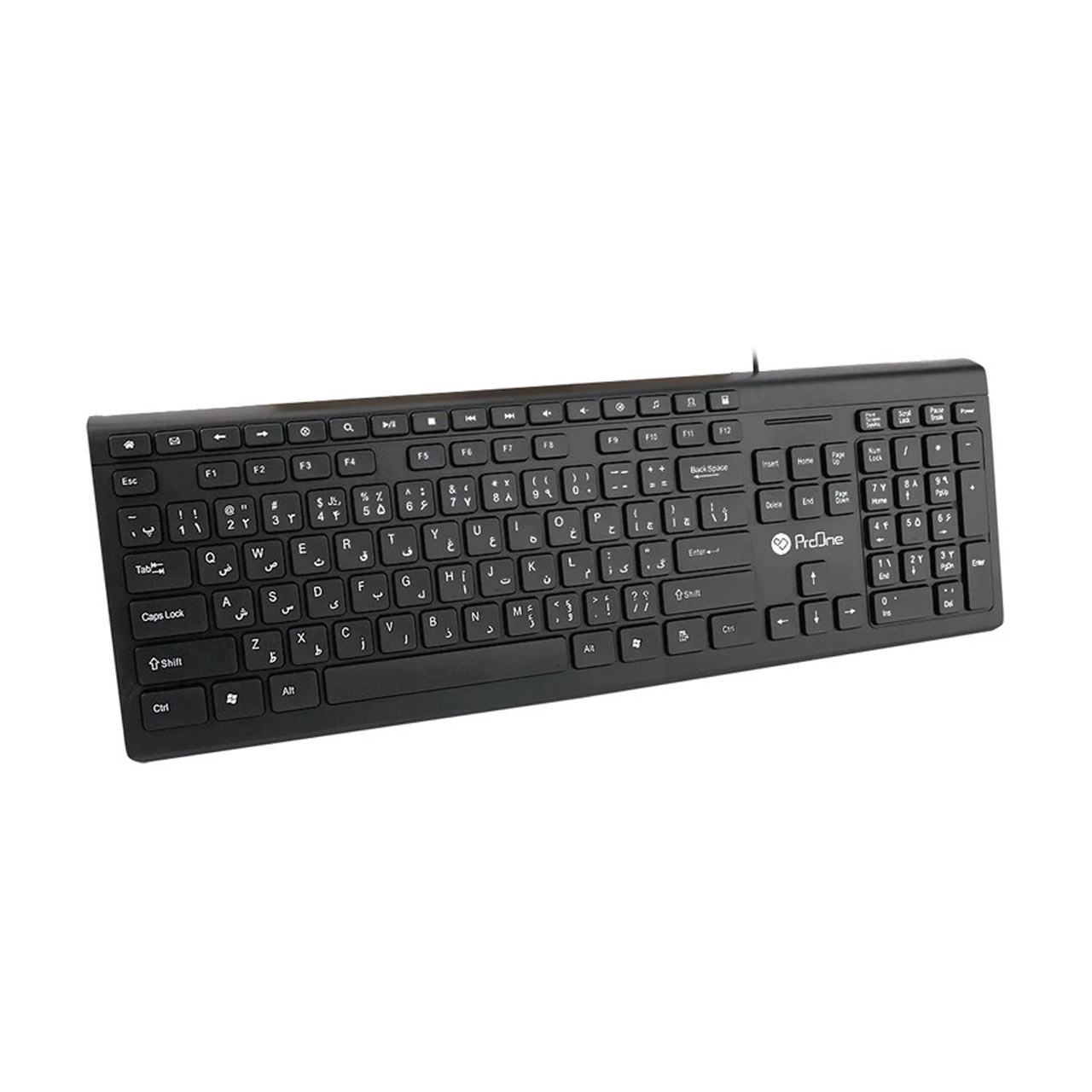 کیبورد باسیم ProOne مدل PKC50 - مشکی