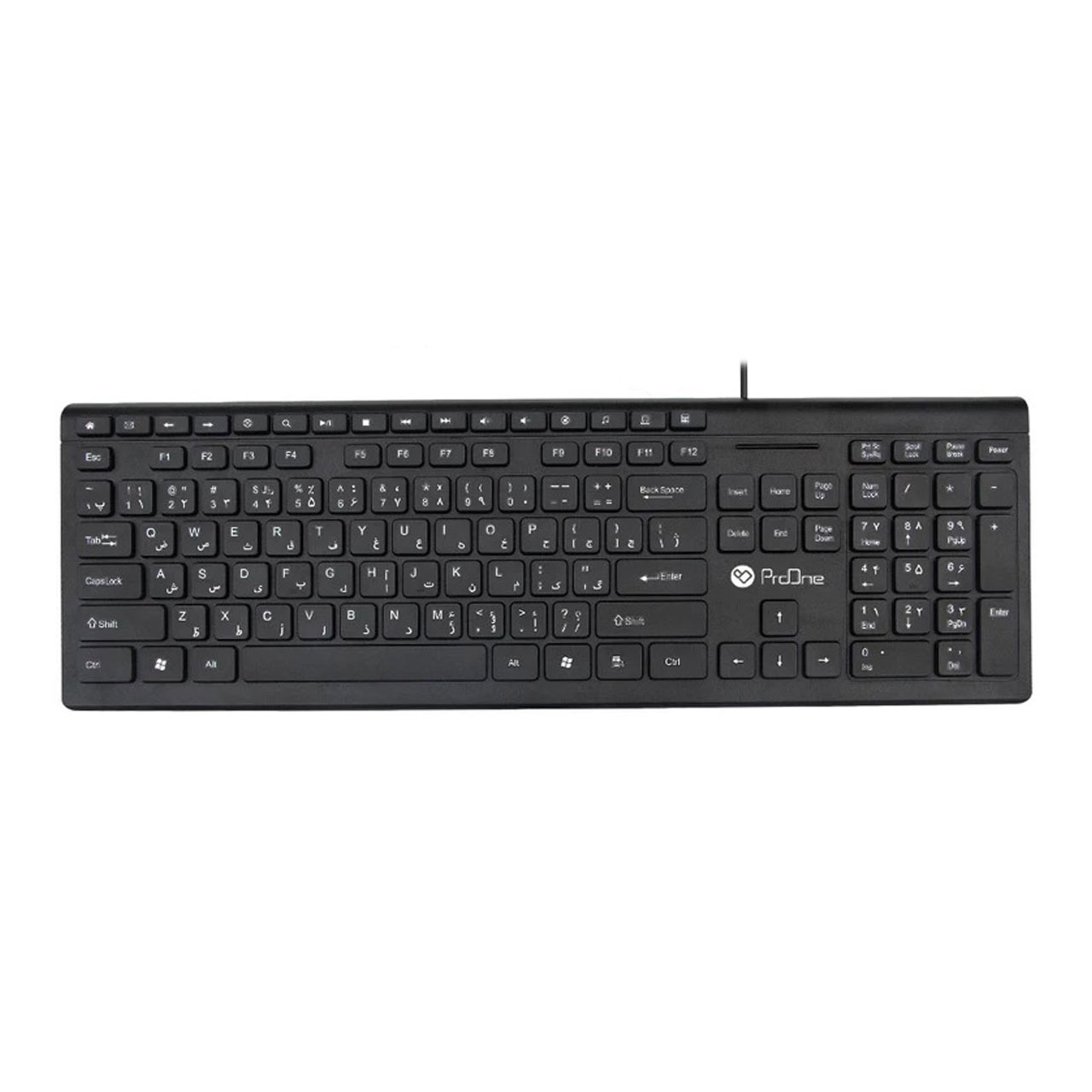 کیبورد باسیم ProOne مدل PKC50 - مشکی