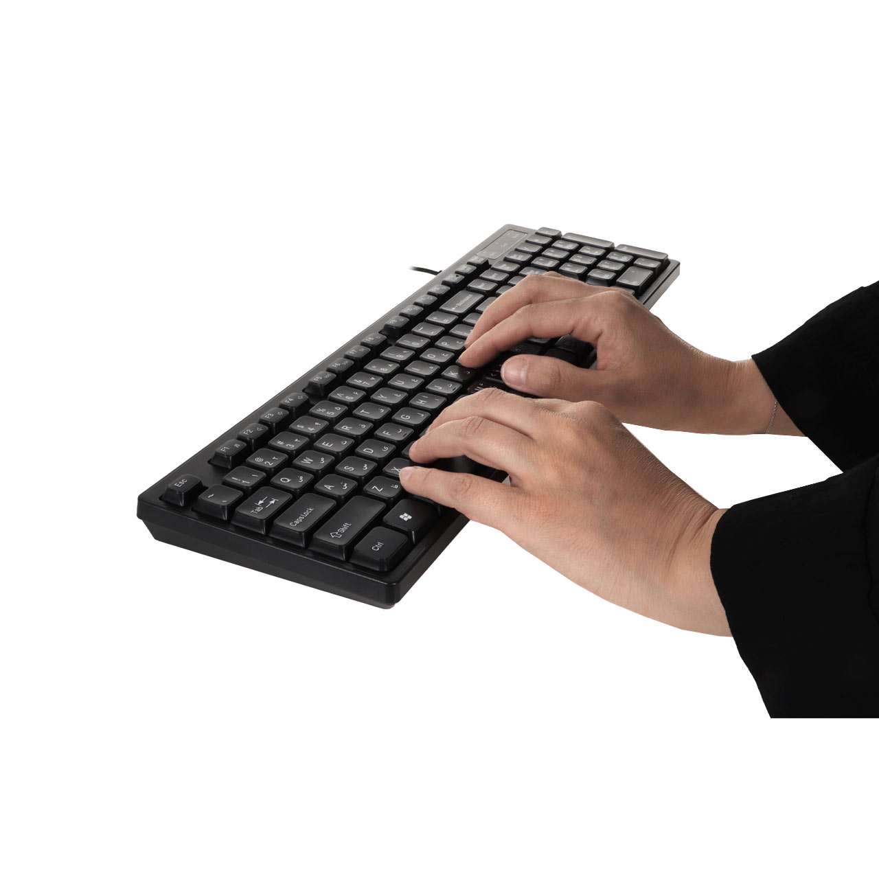 کیبورد باسیم TSCO مدل TK 8072 - مشکی