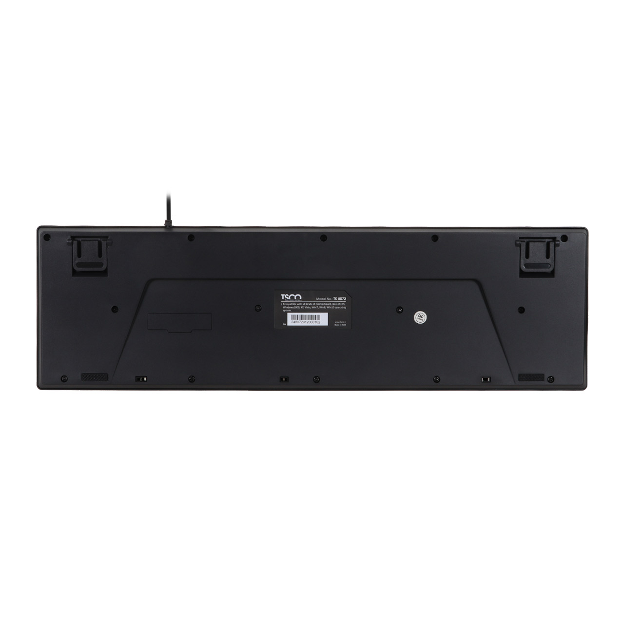 کیبورد باسیم TSCO مدل TK 8072 - مشکی