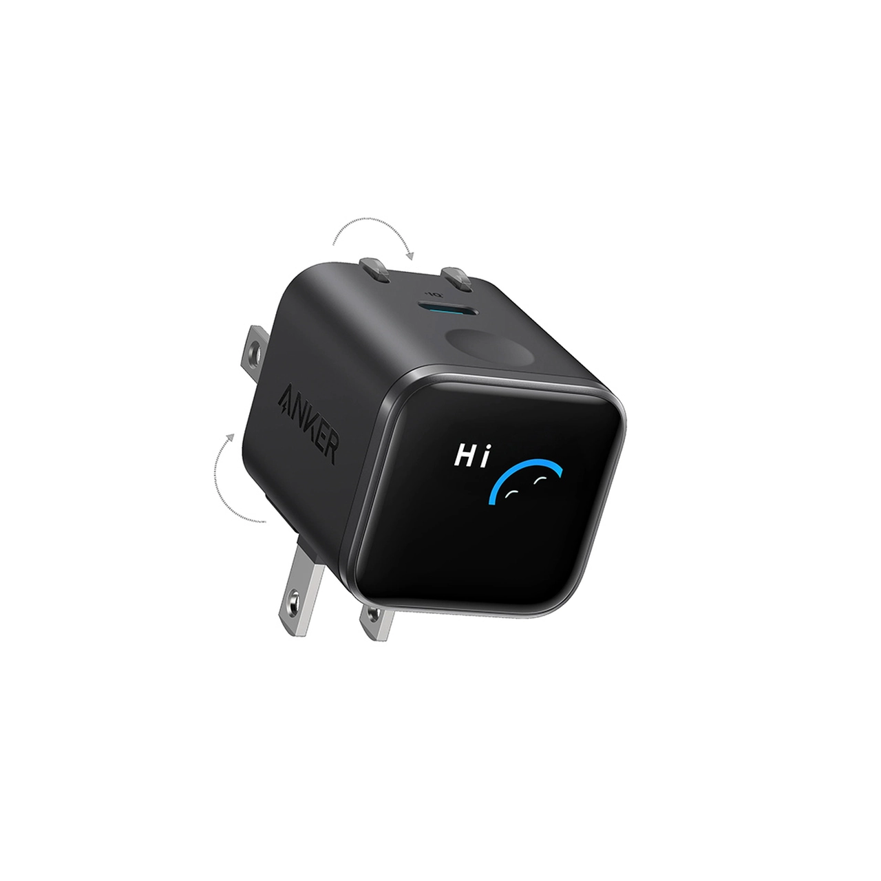 شارژر دیواری فست تک پورت ANKER مدل A121DP11 Nano Charger Foldable 180° 45W