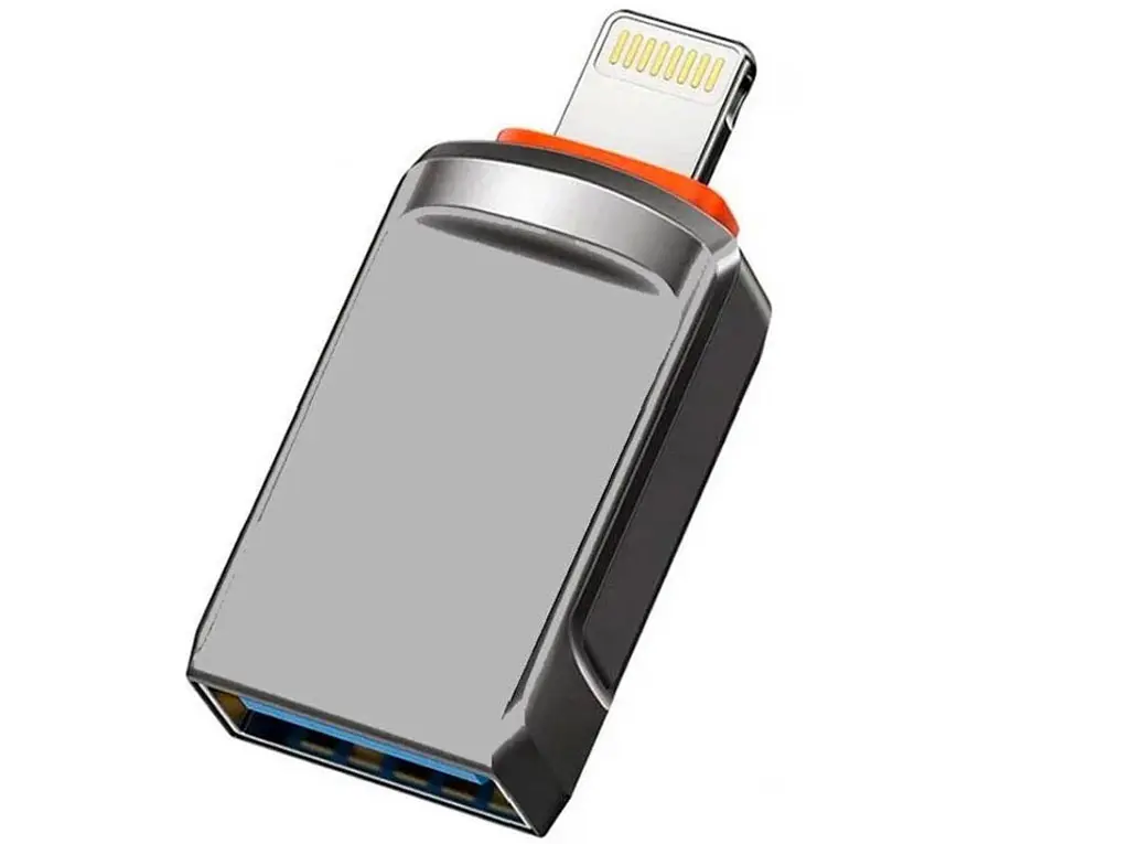 تبدیل EARLDOM USB3.0 TO Lightning OTG مدل OT86L - مشکی