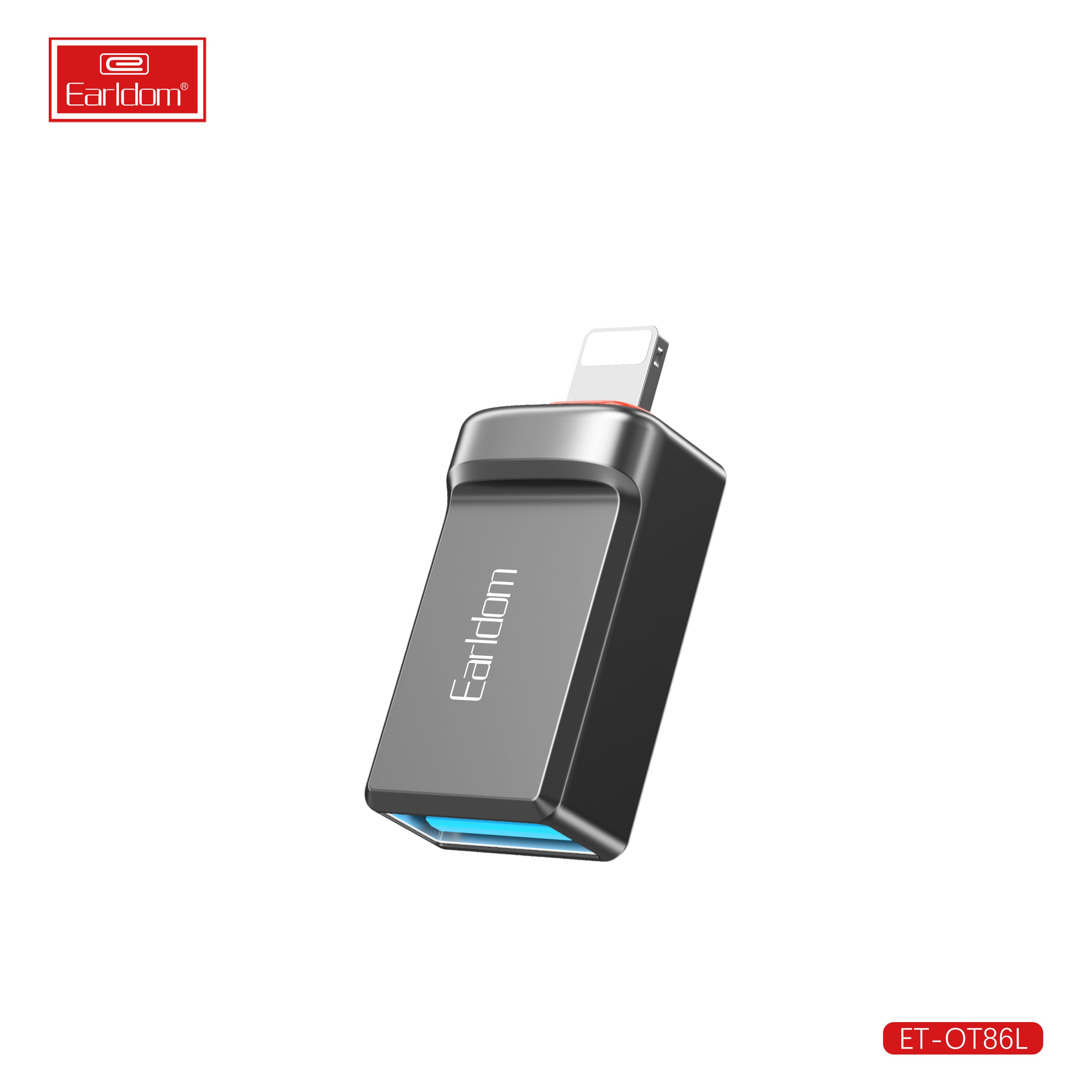 تبدیل EARLDOM USB3.0 TO Lightning OTG مدل OT86L - مشکی