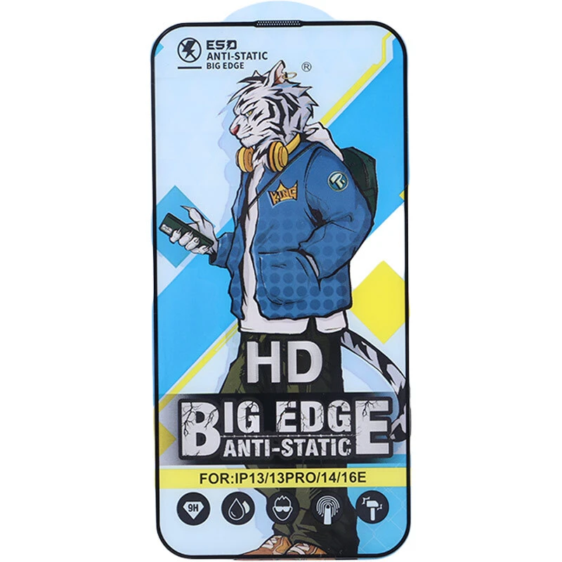 محافظ صفحه نمایش شیشه ای درجه یک Samsung Galaxy S25 Ultra - Full Cover OG - ESD OVOG - مشکی (بدون پک